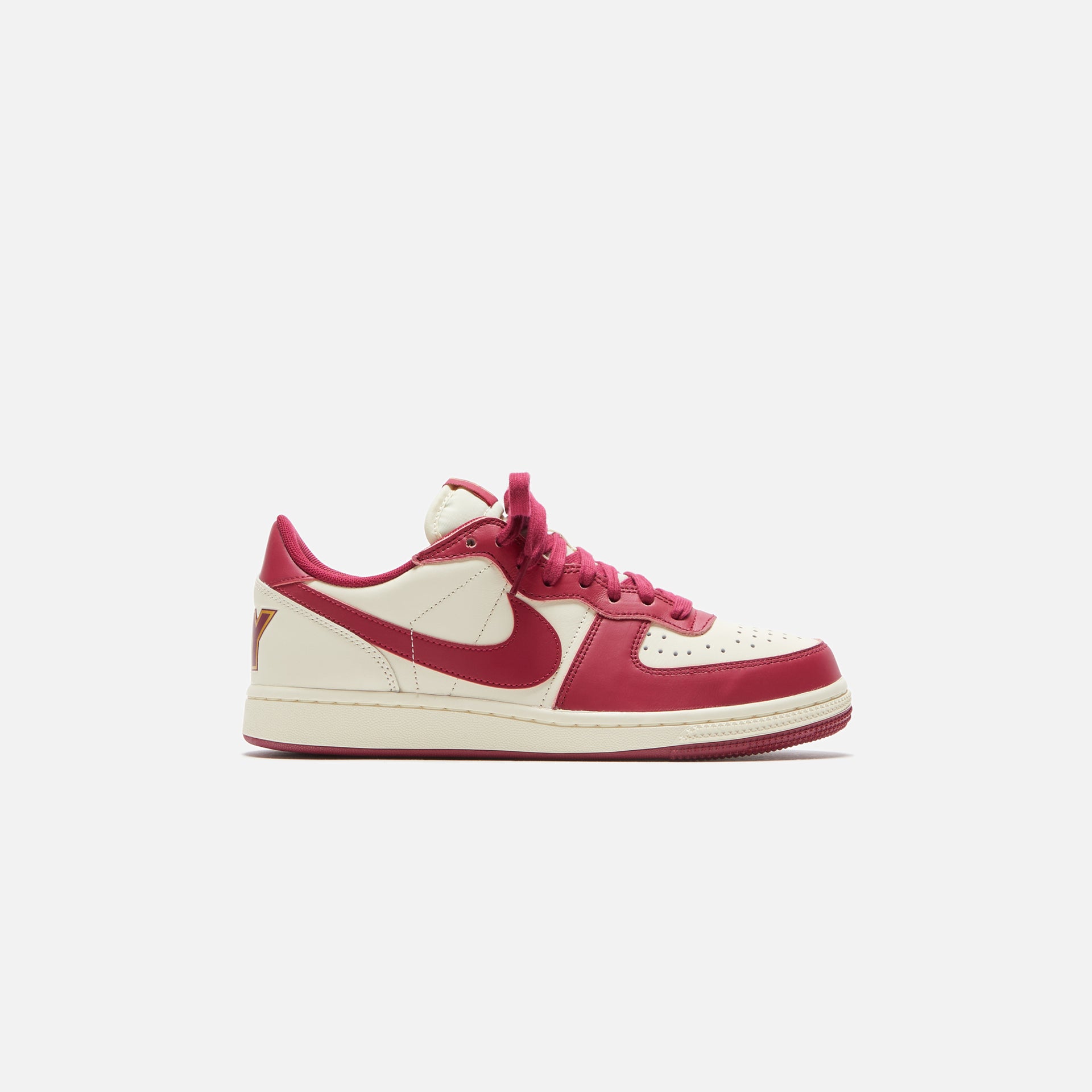 Nike Terminator Low NY vs. NY - Coconut Milk / Noble Red / Metallic Gold