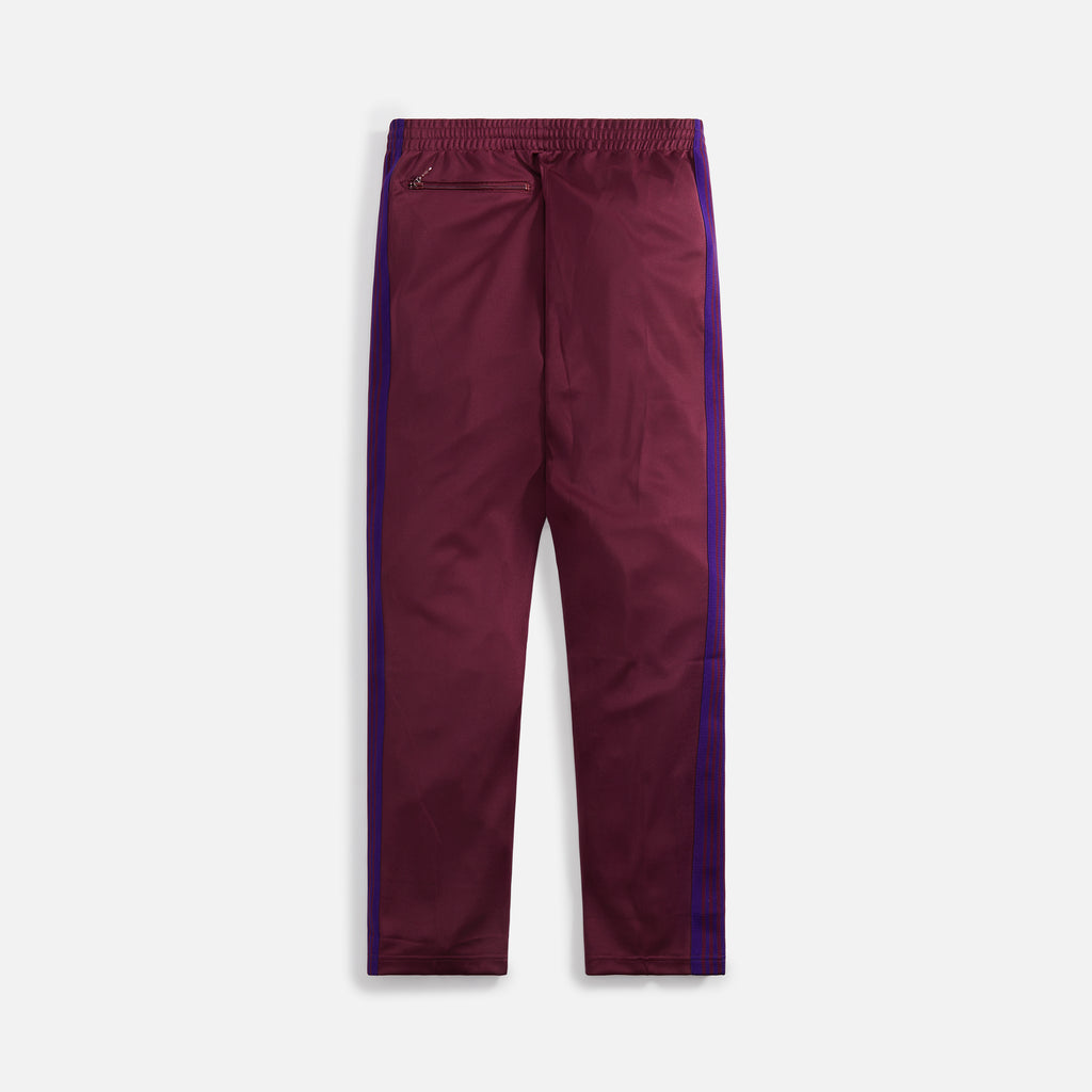 Needles Track Pant - Poly Smooth Wine – Kith