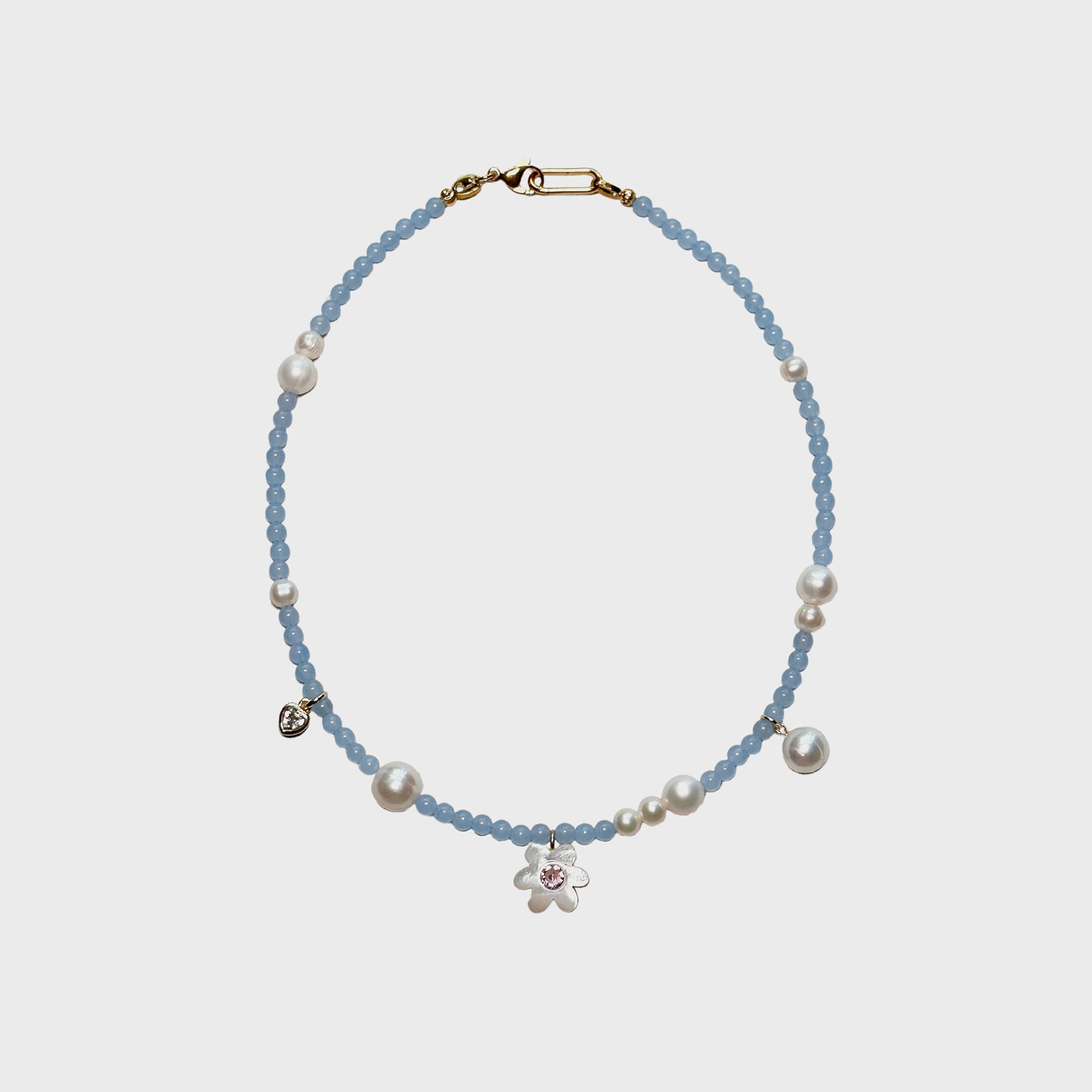 Notte Mia Full Bloom Necklace - Blue
