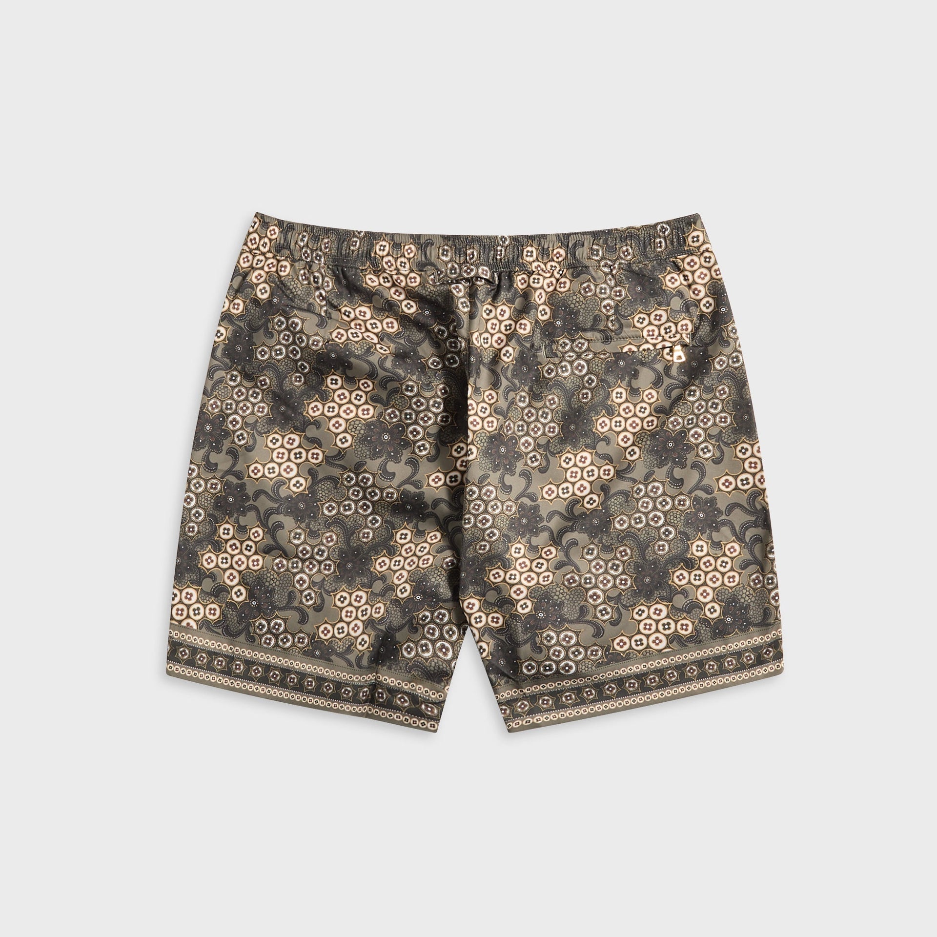 Orlebar Brown Bulldog Drawcord Paisley Bloom Short in Bronze