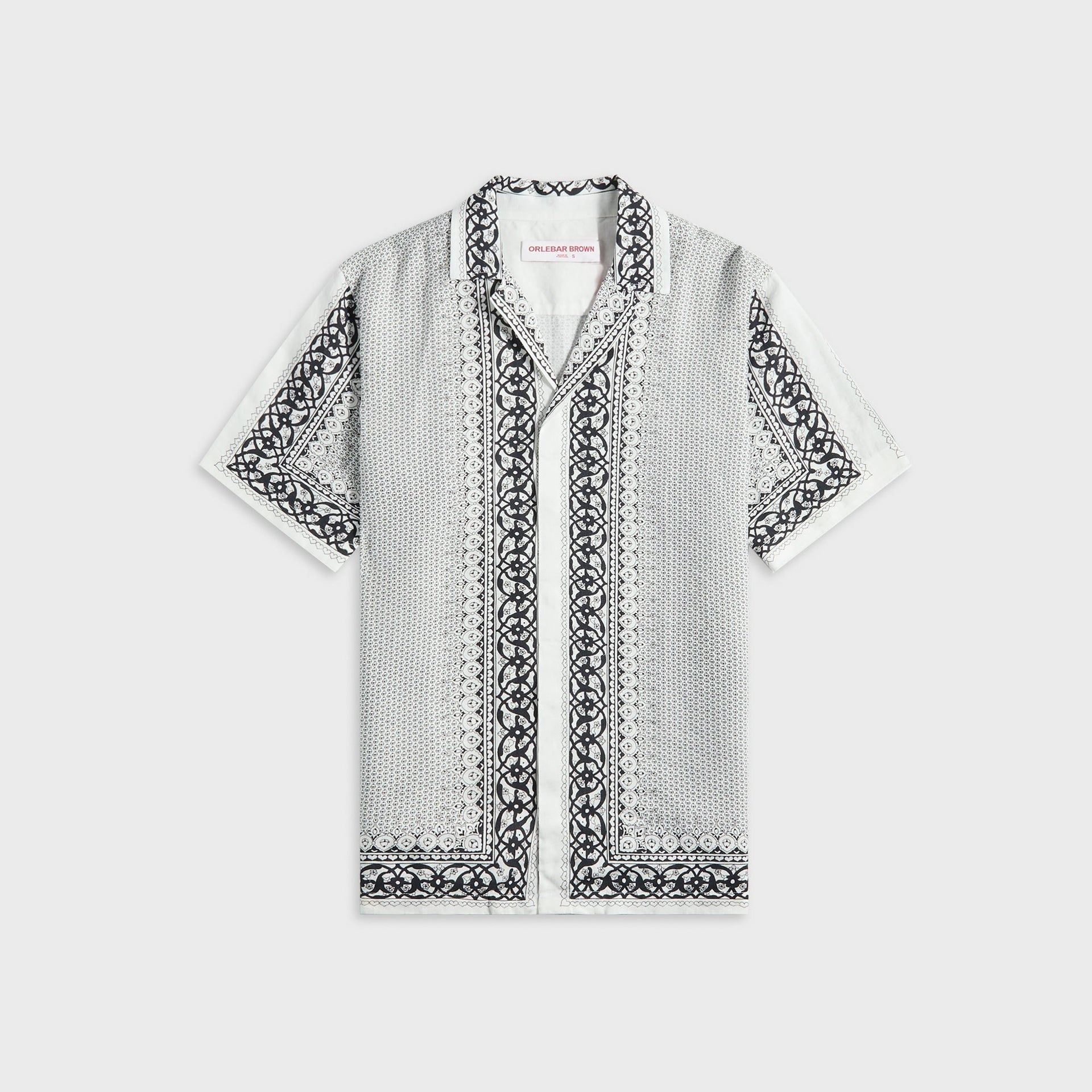 Orlebar Brown Maitan Linen Gild Shirt in White Sand