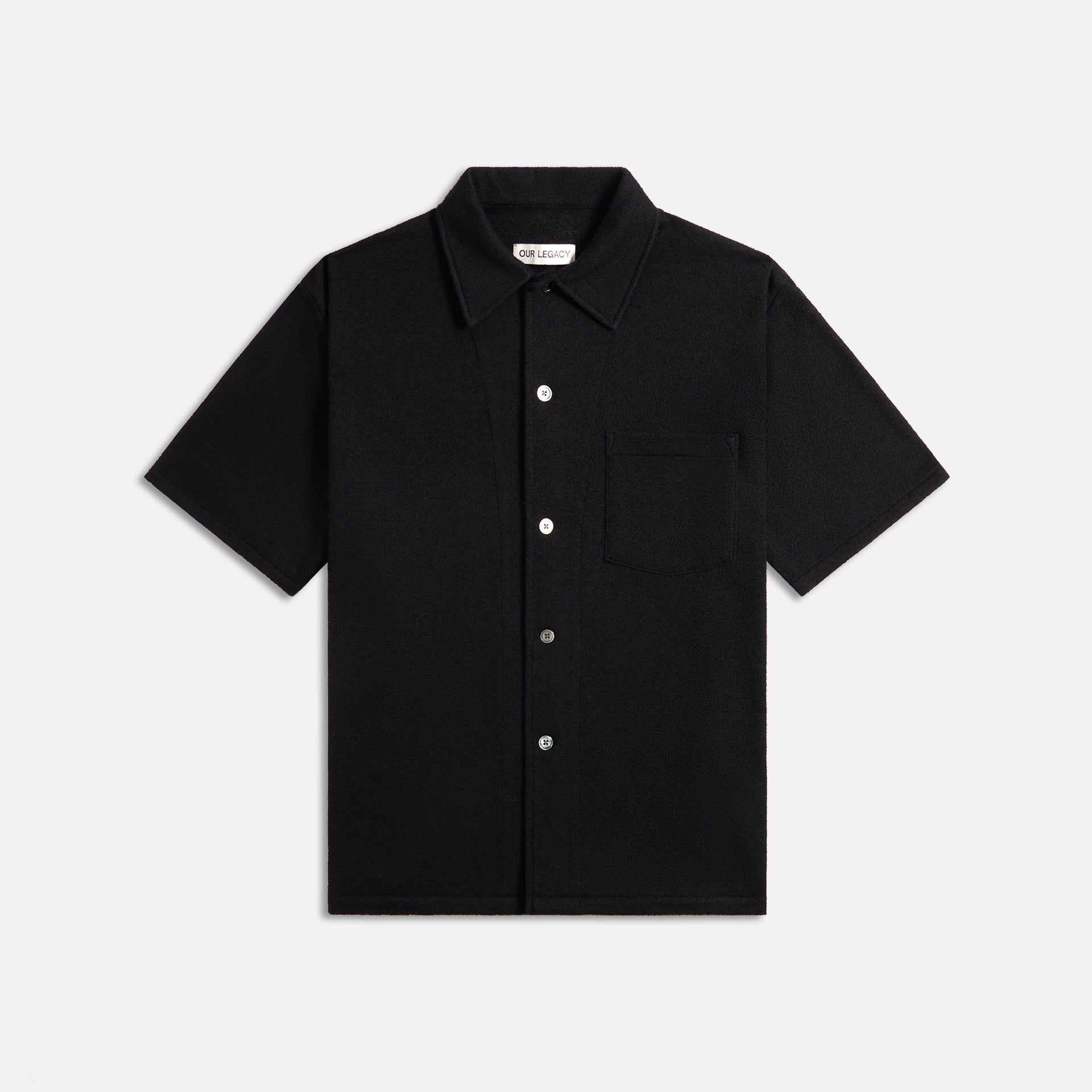 Our Legacy Box Shirt - Black Bocule