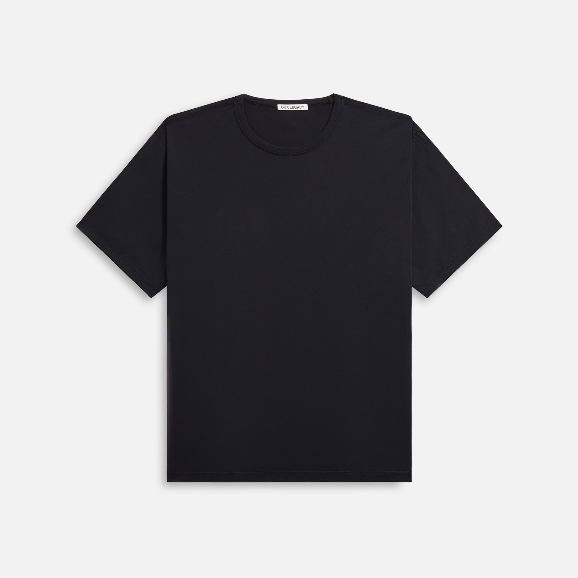 Our Legacy New Box Tee - Black Clean Jersey