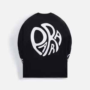 by Parra Circle Tweak Logo Long Sleeve Tee - Black