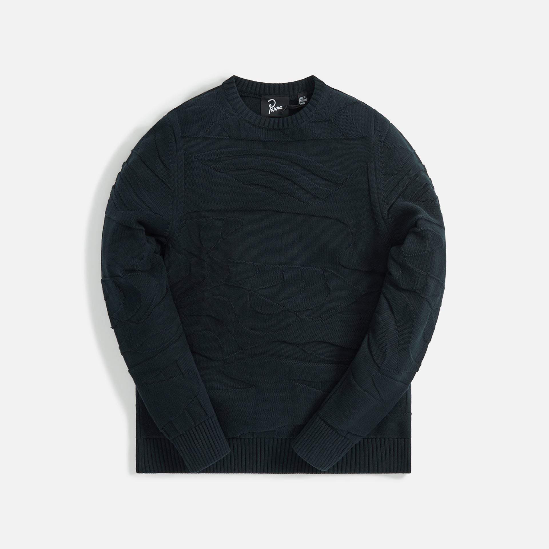 by Parra Landscape Knitted Pullover - Navy Blue