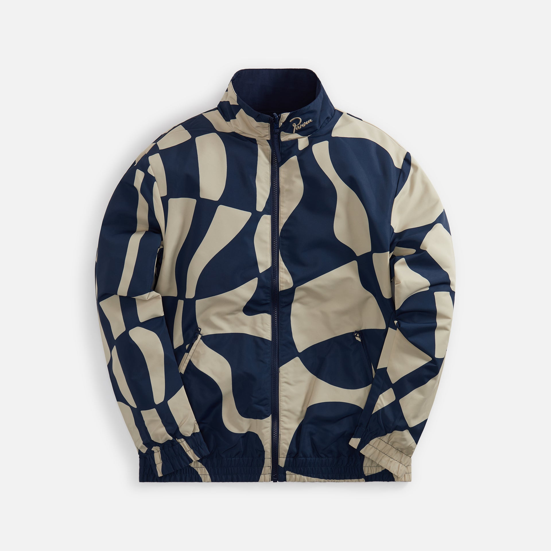 by Parra Zoom Winds Reversible Track Jacket - Navy Blue