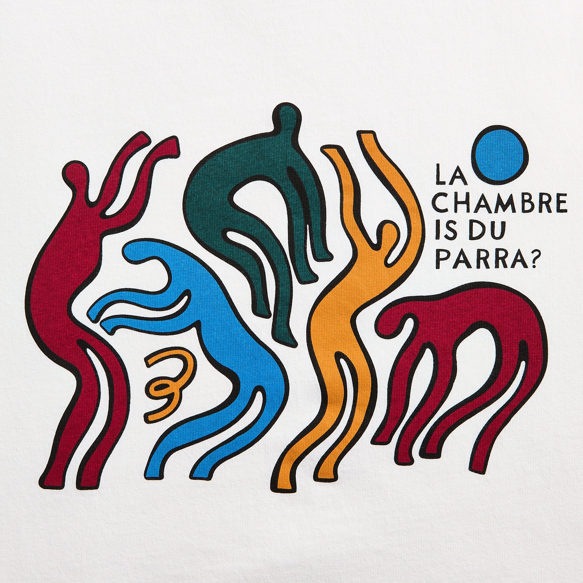by Parra La Chambre Nuit Tee - White