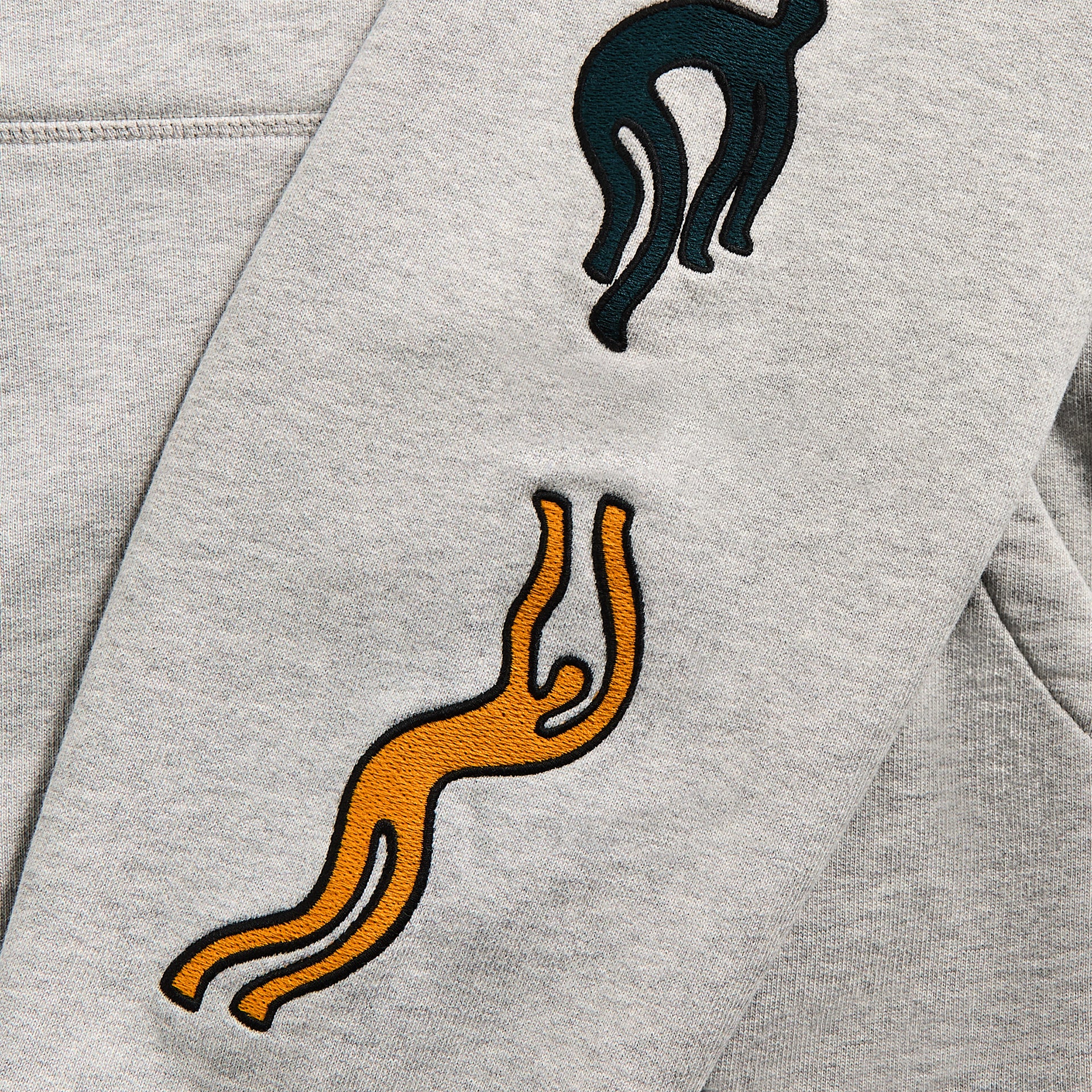 by Parra La Chambre Nuit Hooded Sweatshirt - Heather Grey
