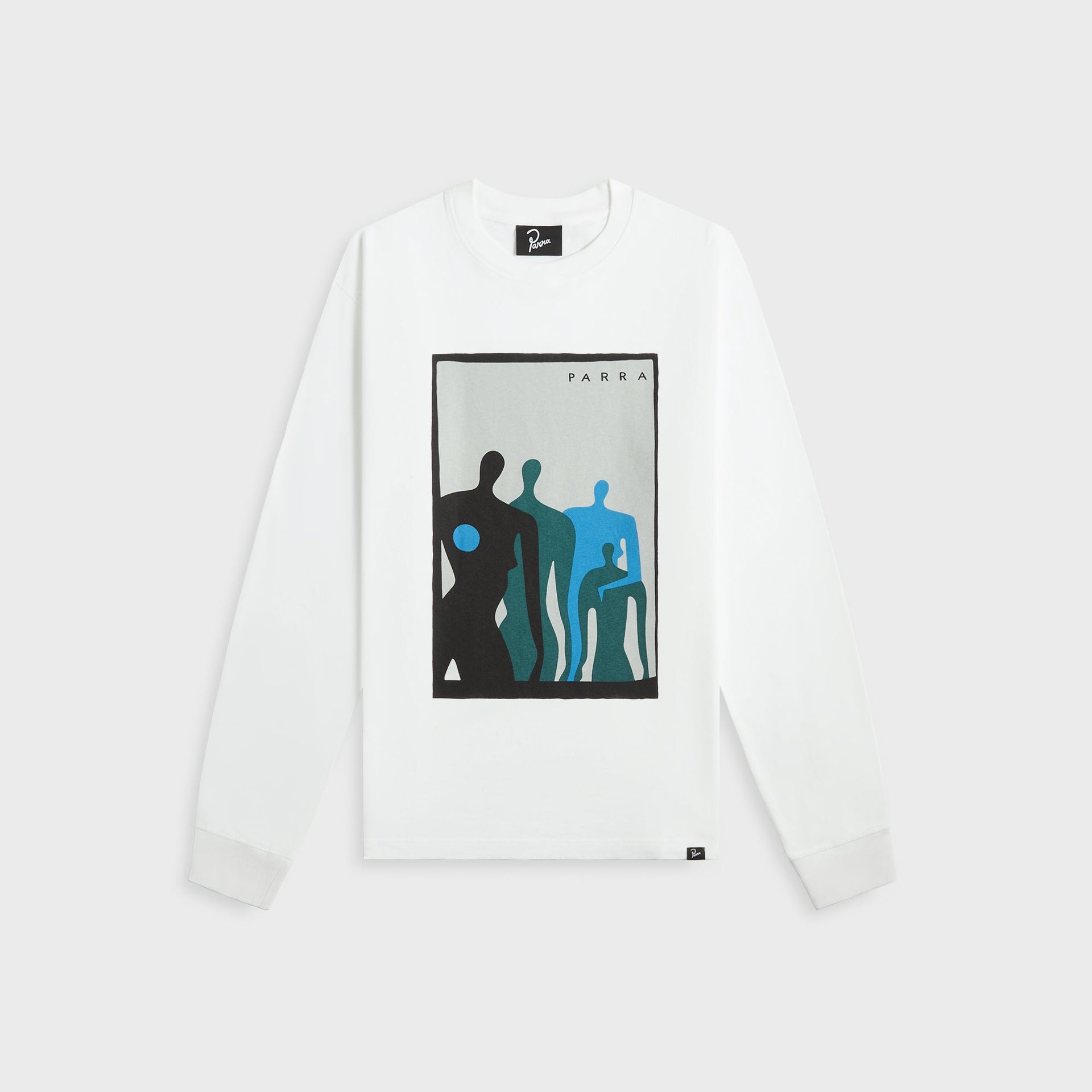 by Parra The Visitors Long Sleeve Tee in White