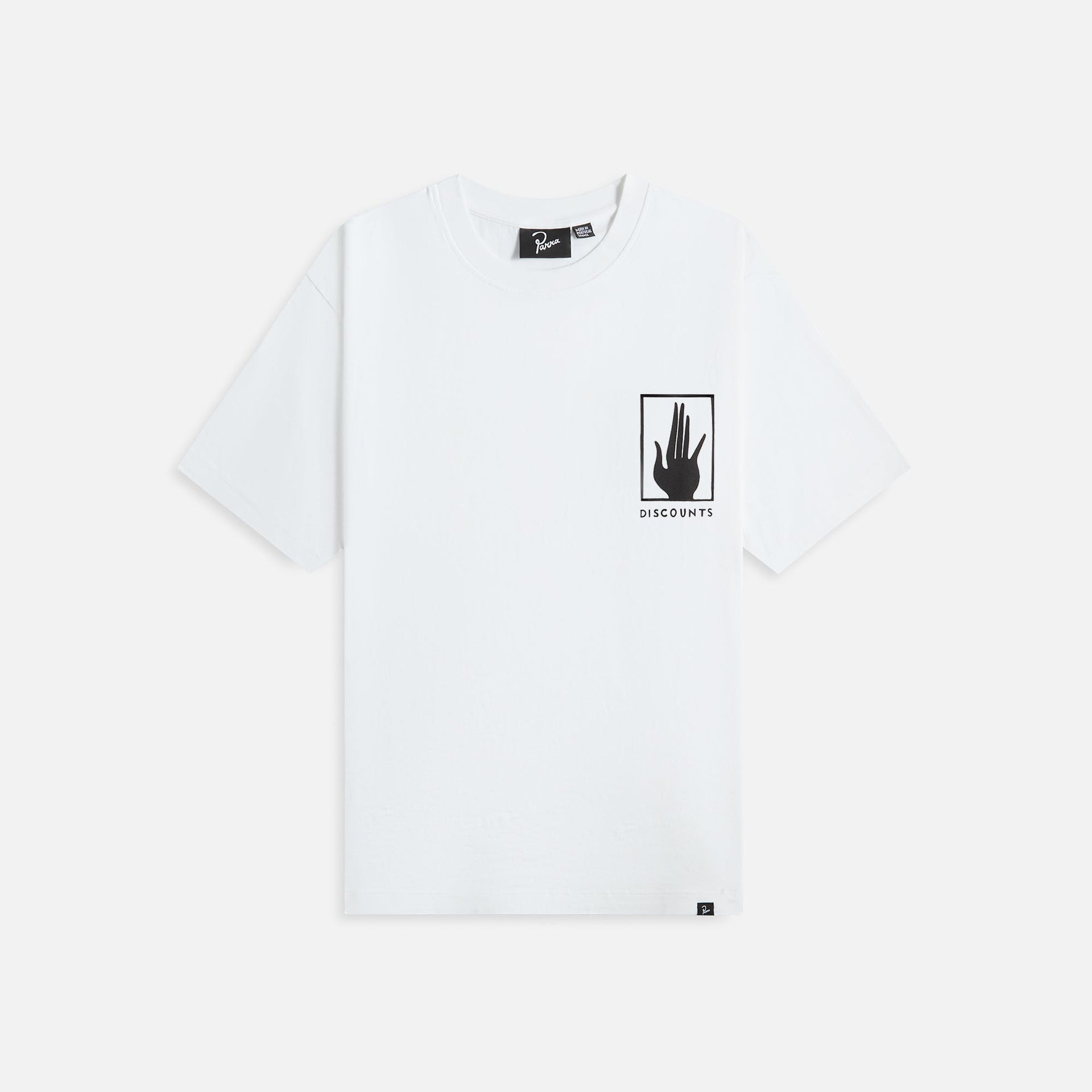 by Parra Yoga Discounts Tee in White
