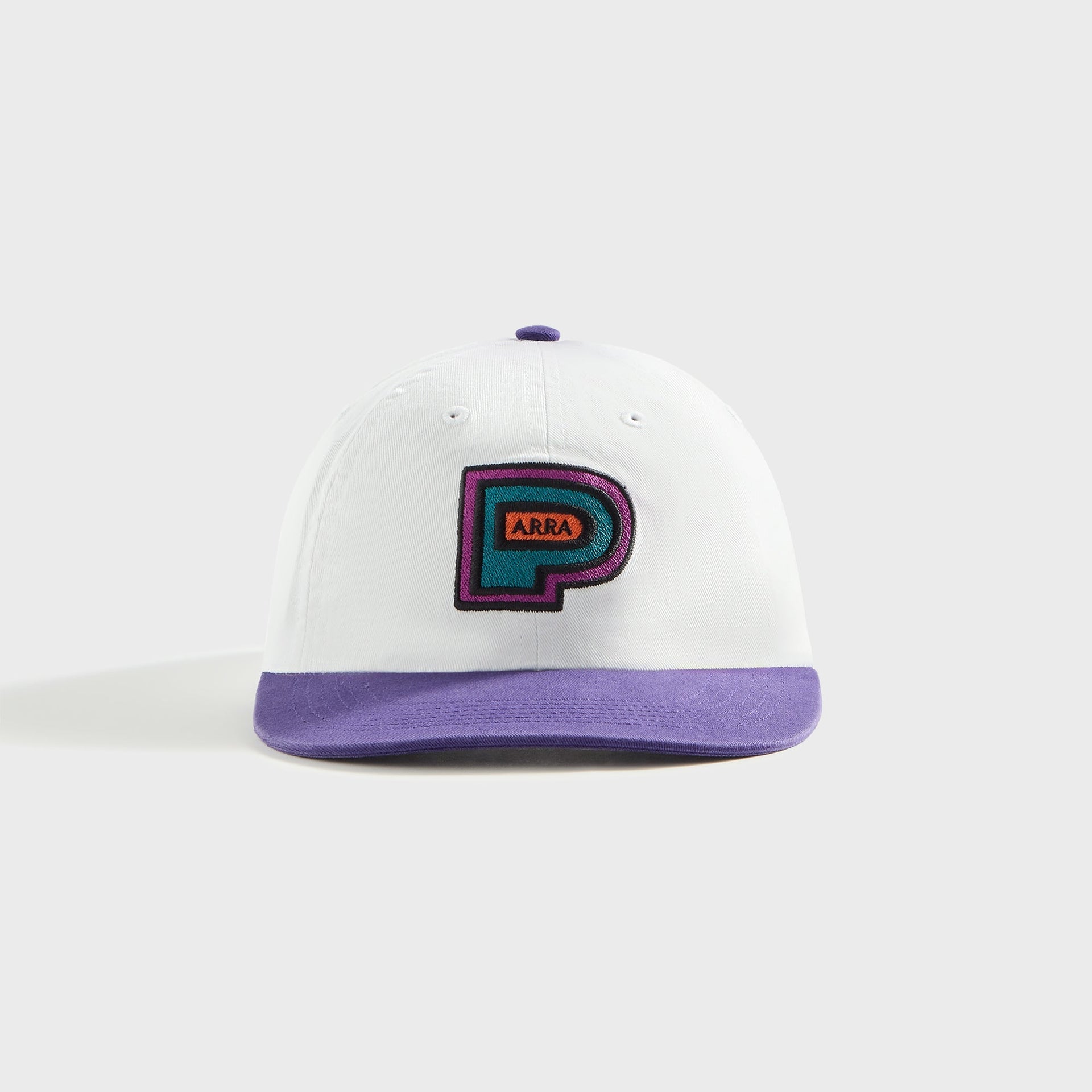 by Parra Repeat Pea 6 Panel Cap in Purple