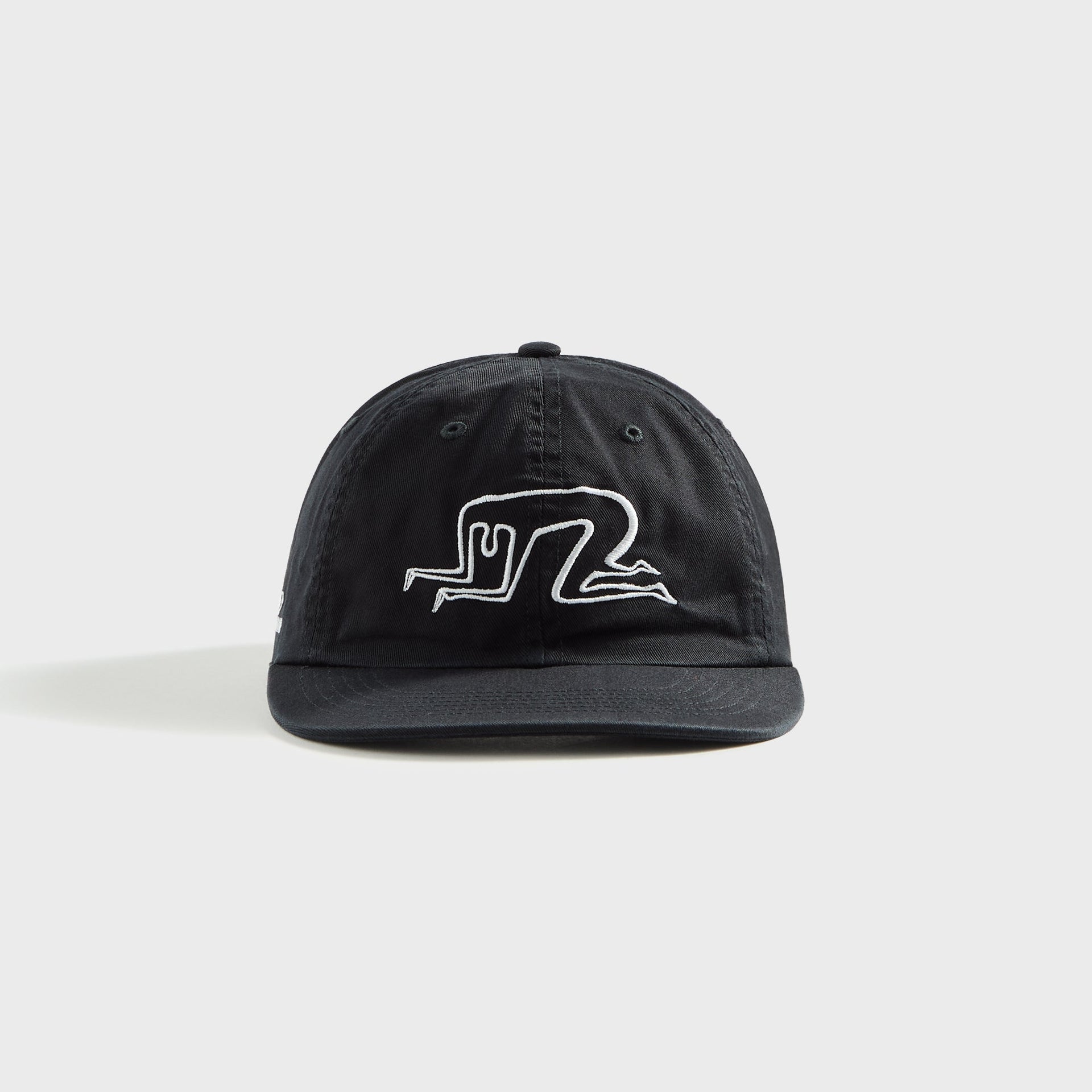 by Parra Mid Career 6 Panel Cap in Black