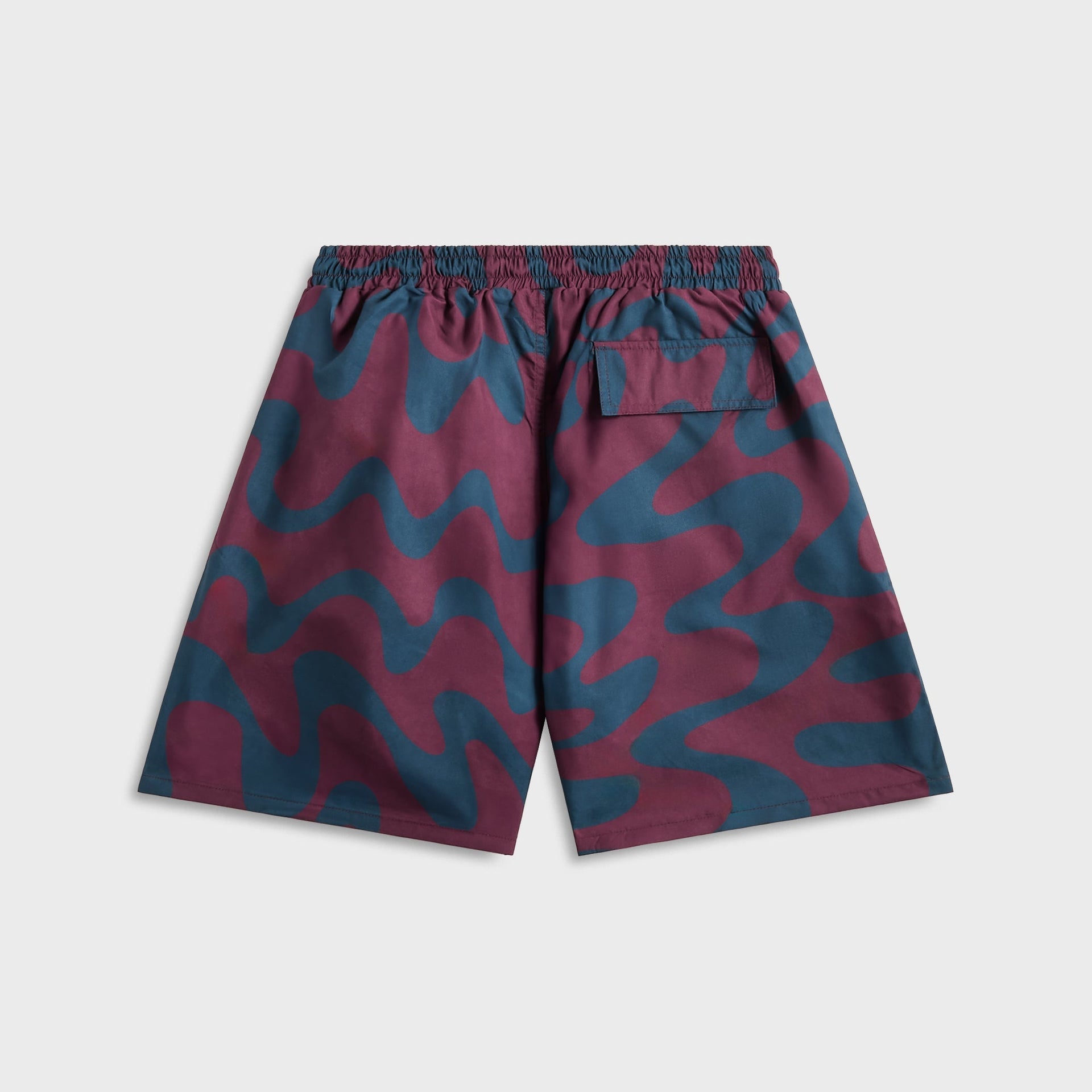 by Parra Splashed Swim Shorts - Burgundy