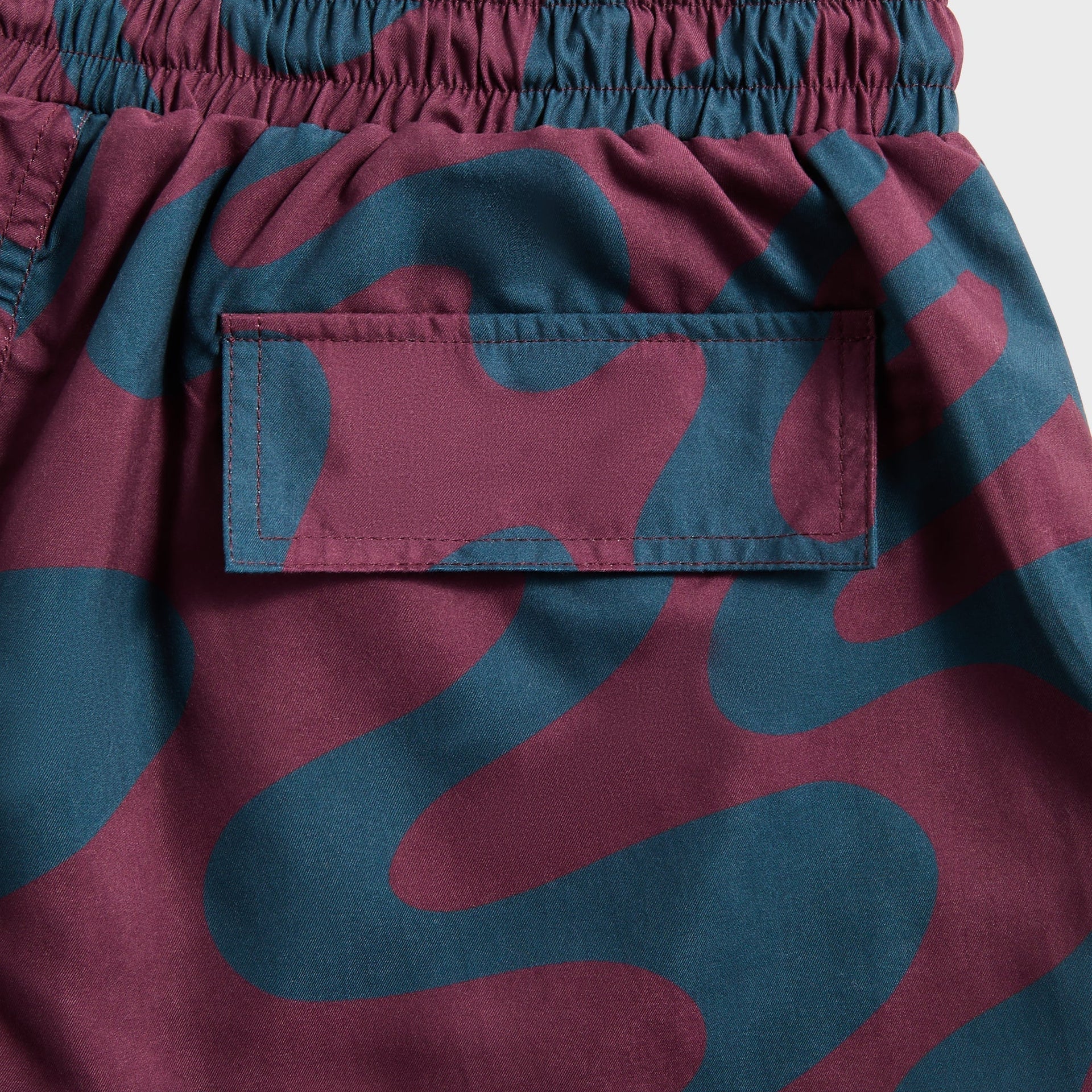 by Parra Splashed Swim Shorts - Burgundy