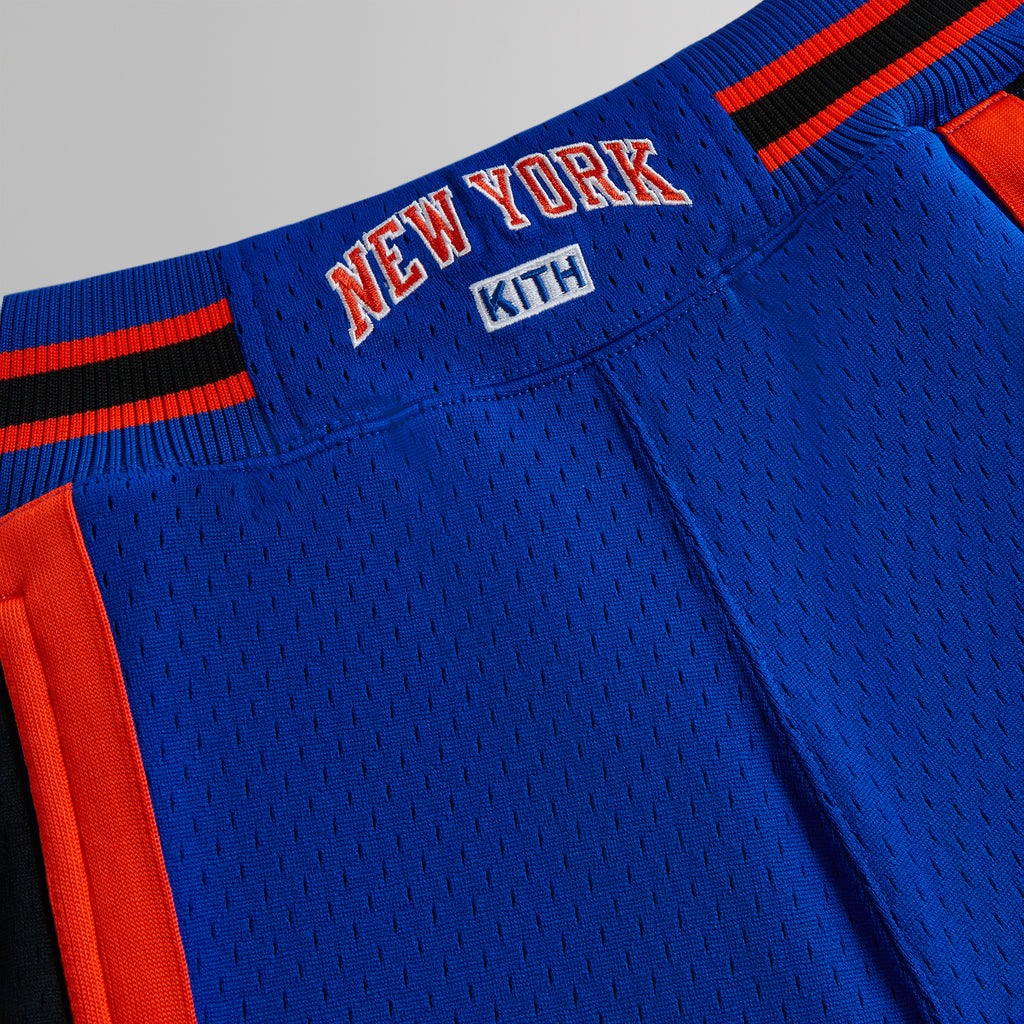 Kith and Mitchell u0026 Ness for the New York Knicks Short - Knicks Blue /  Knicks Orange