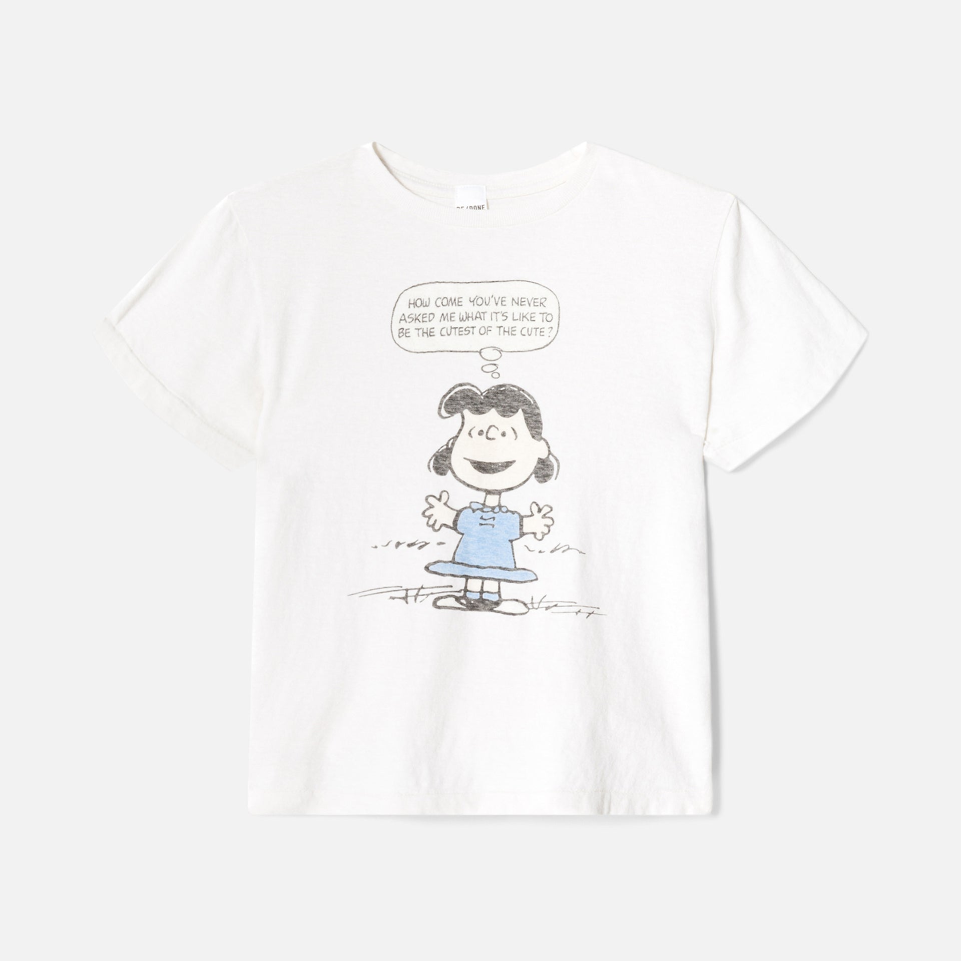 ReDone Classic Lucy Cute Tee - Vintage White
