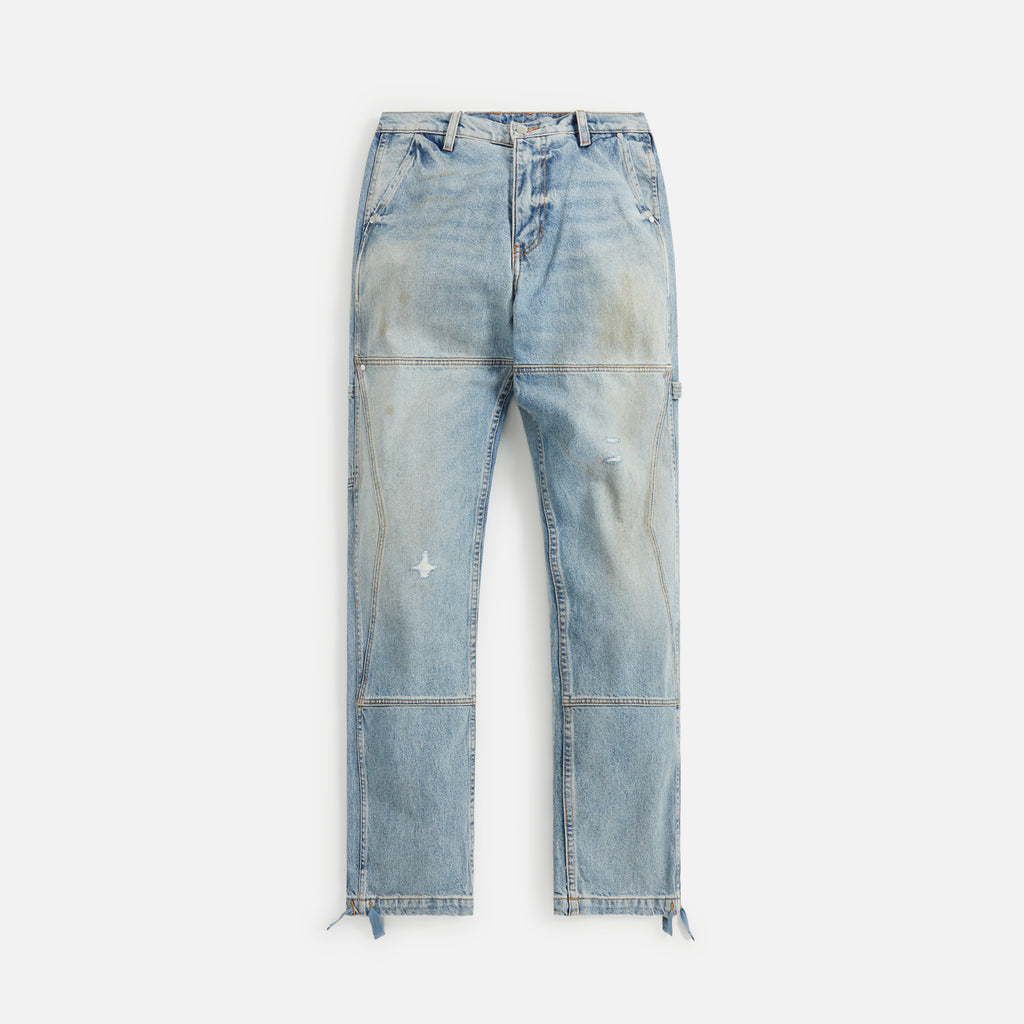 Rhude Reza Denim Double Knee Pant - Indigo