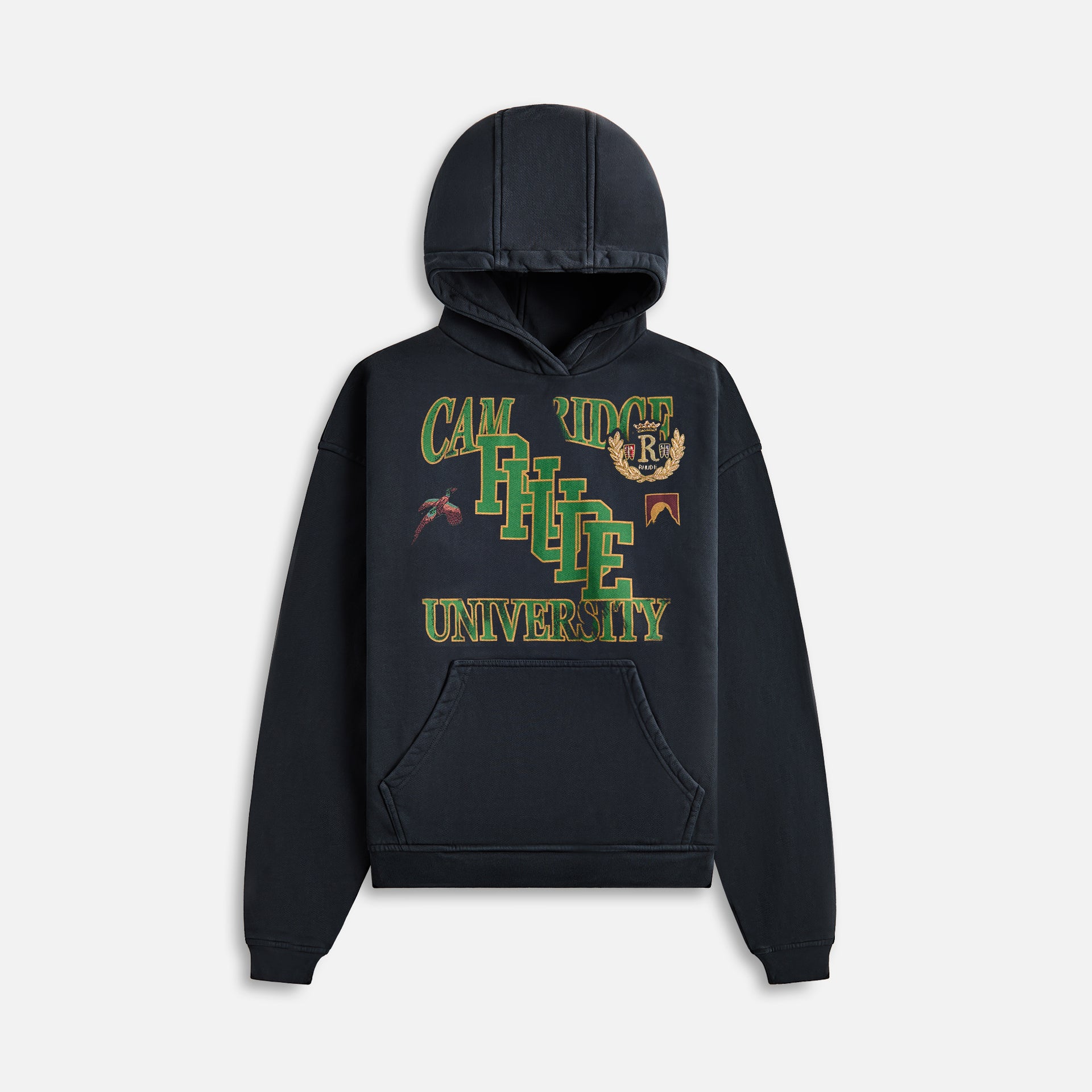 Rhude University Hoodie - Vintage Black