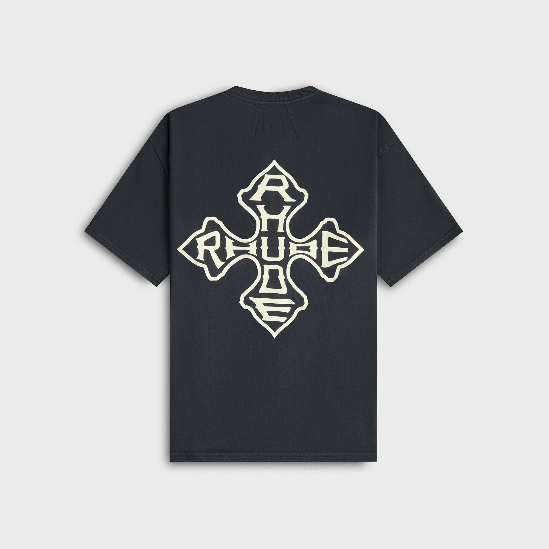 Rhude Cross Tee - Vintage Black