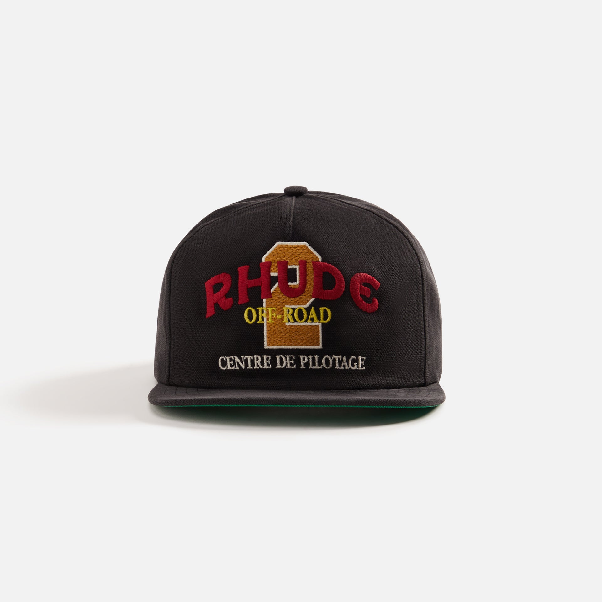 Rhude Off Road Washed Canvas Hat - Black