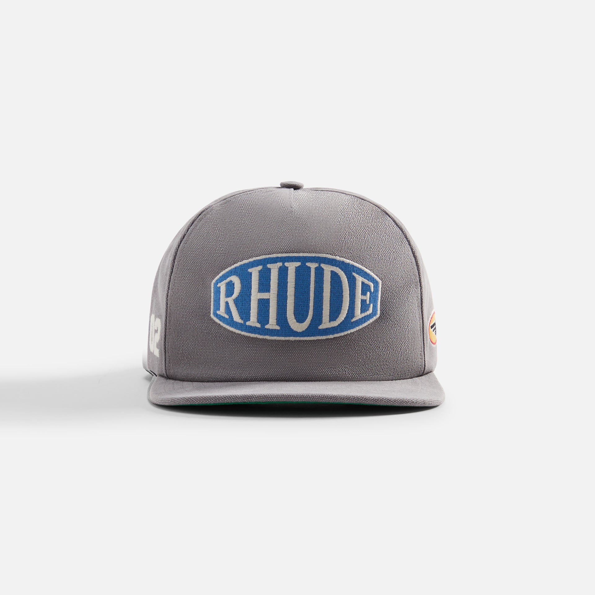 Rhude Rally Washed Canvas Hat - Elephant