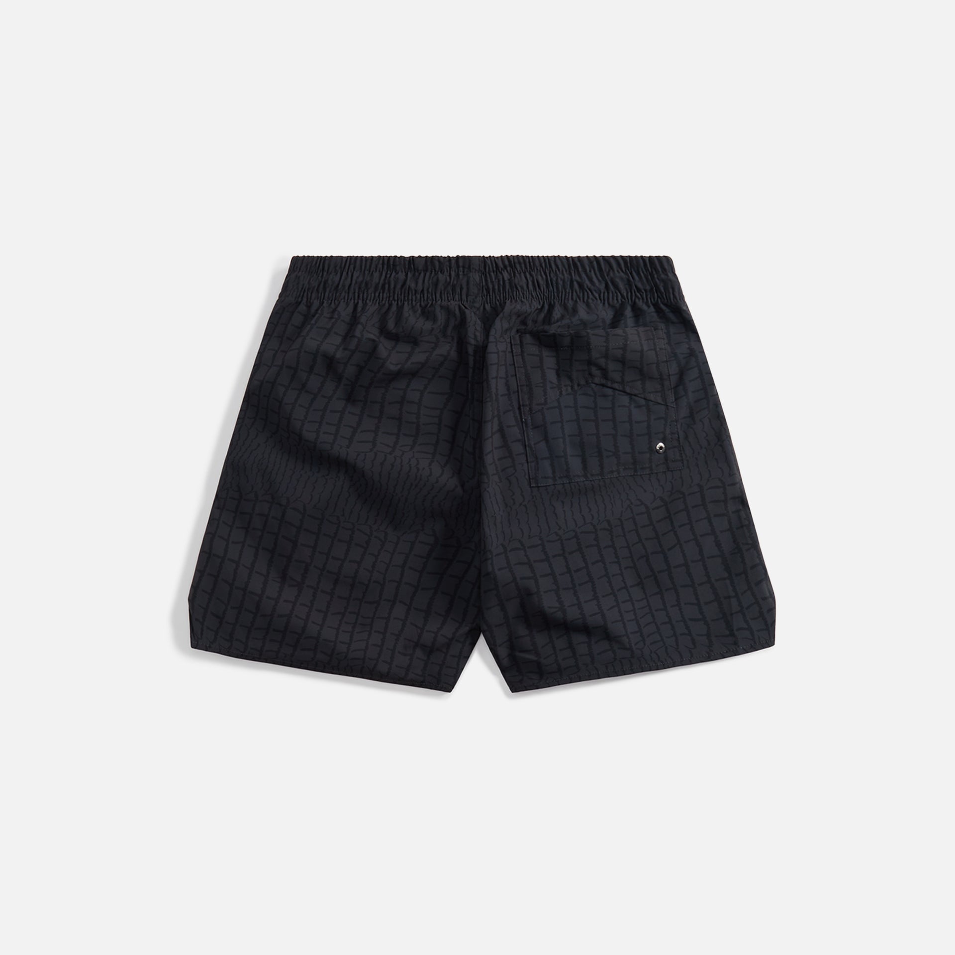 Rhude Crocodile Swim Trunk - Black