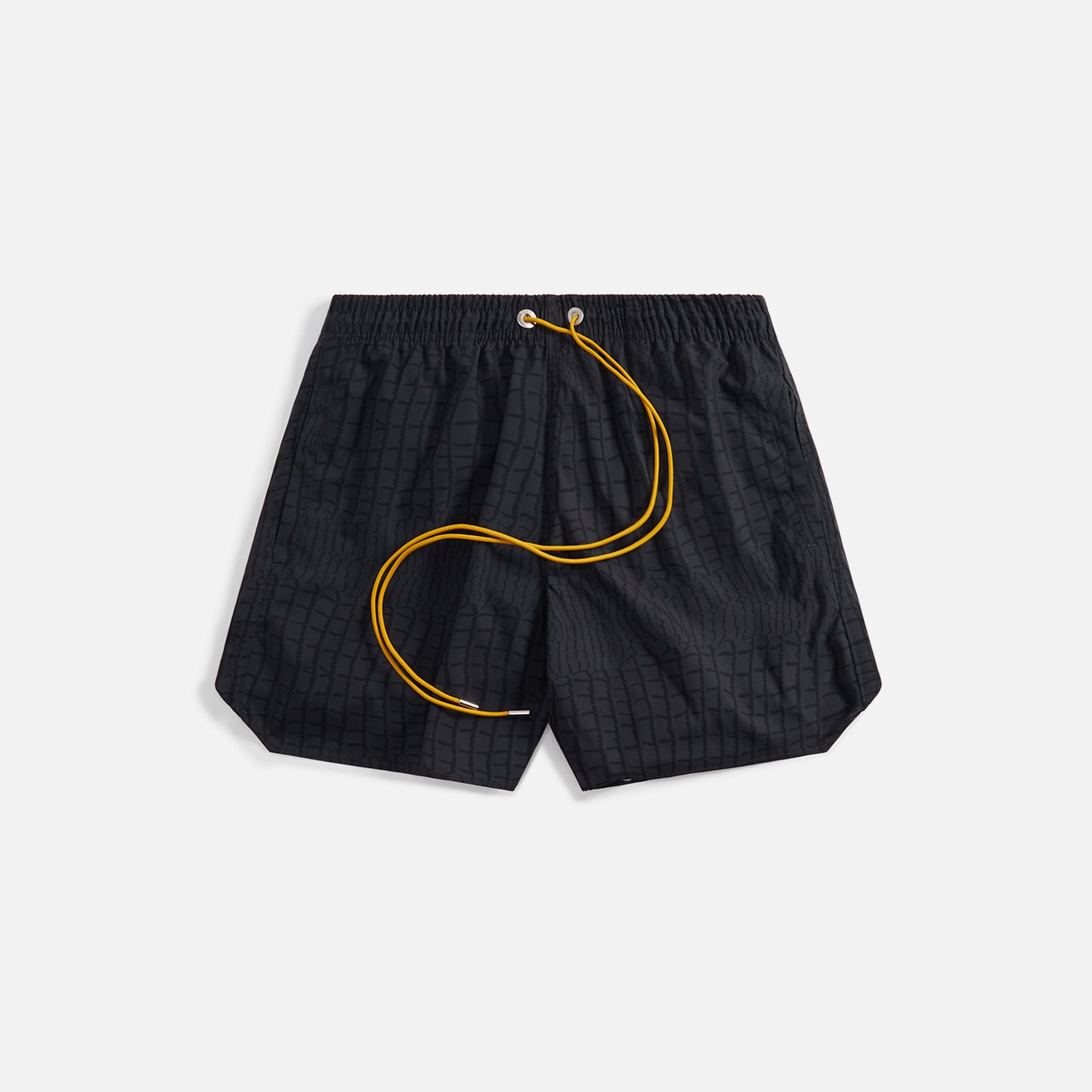 Rhude Crocodile Swim Trunk - Black