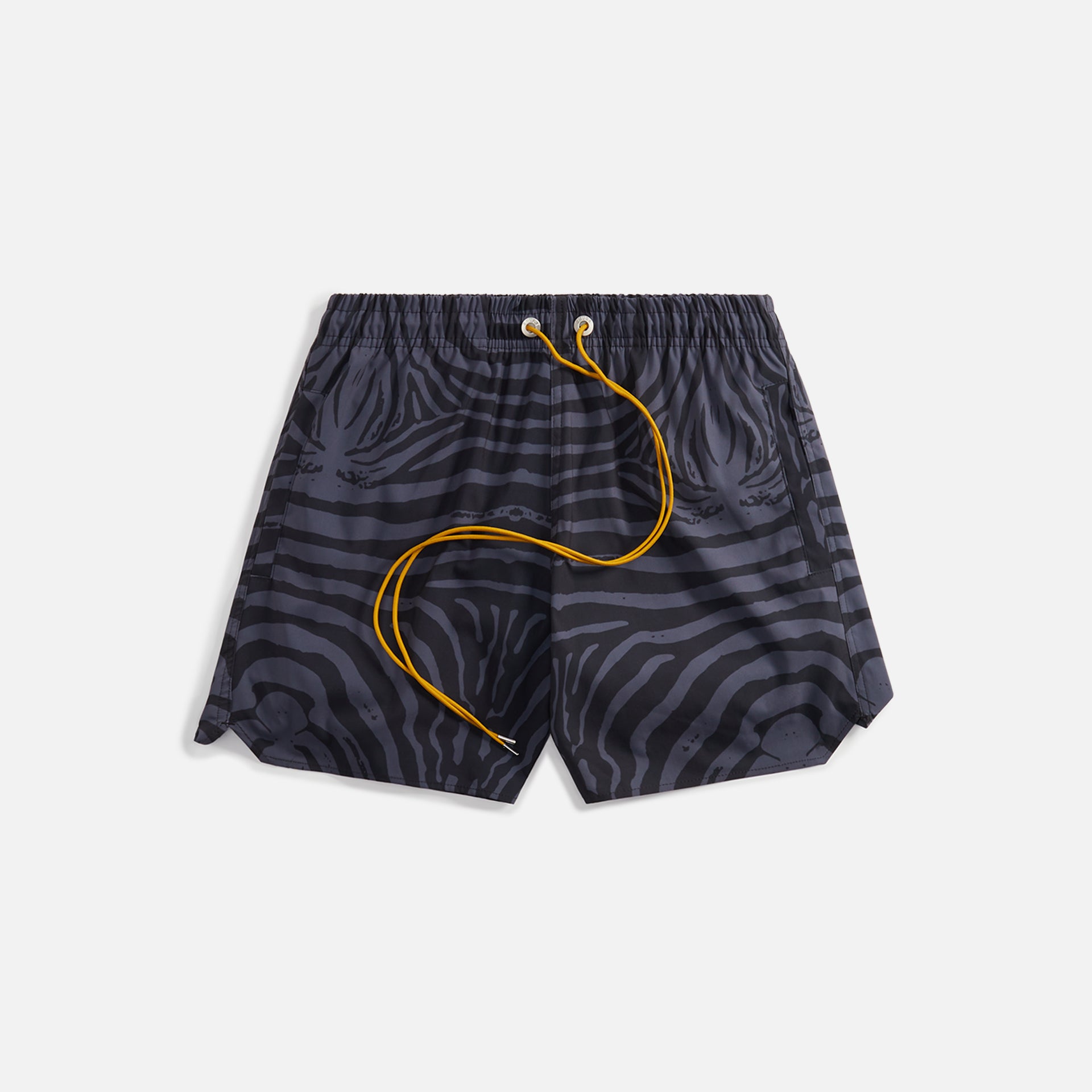 Rhude Zebra Swim Trunk - Black / Gray