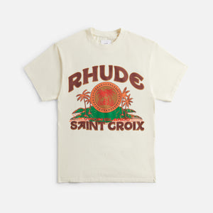 Rhude Saint Croix Tee - Vintage White