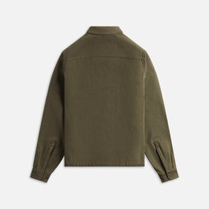Rick Owens Camicia Cropped Outershirt - Olive Drab