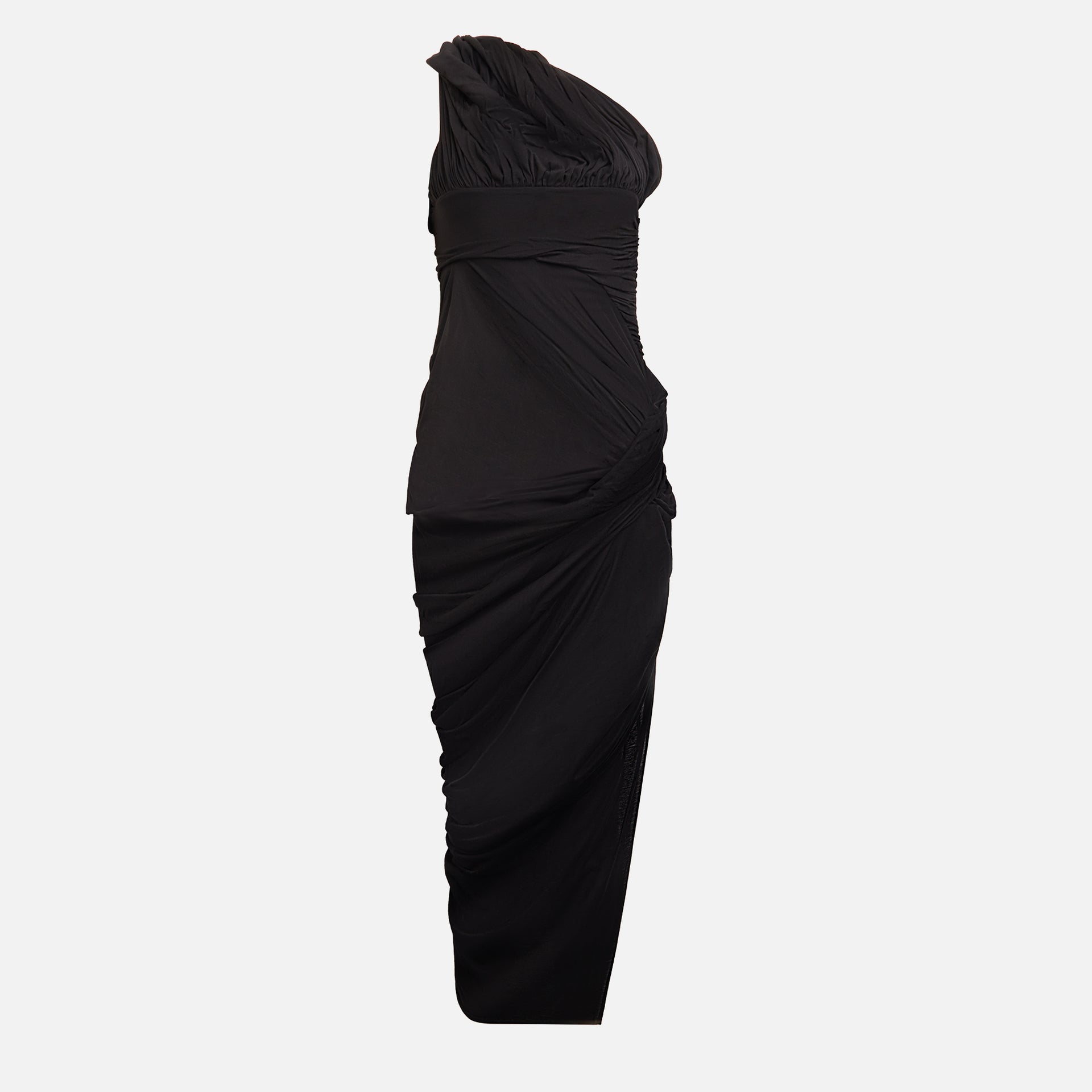 Rick Owens Drapped Lido Gown - Black