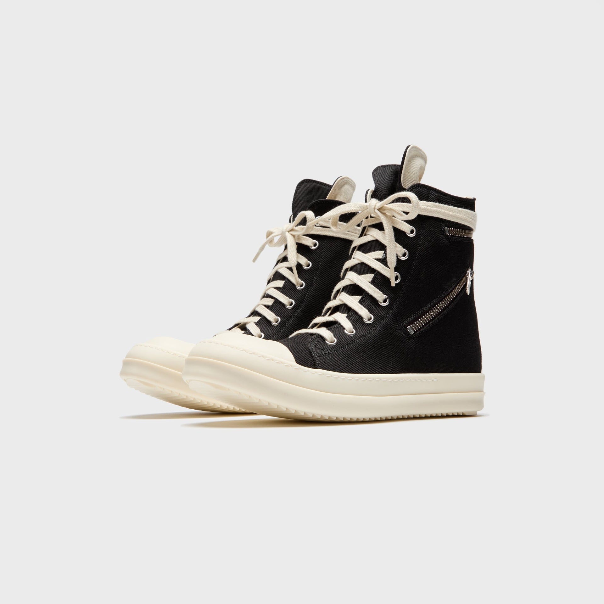 Rick Owens WMNS Concordians Cargo Sneaks - Black / Milk