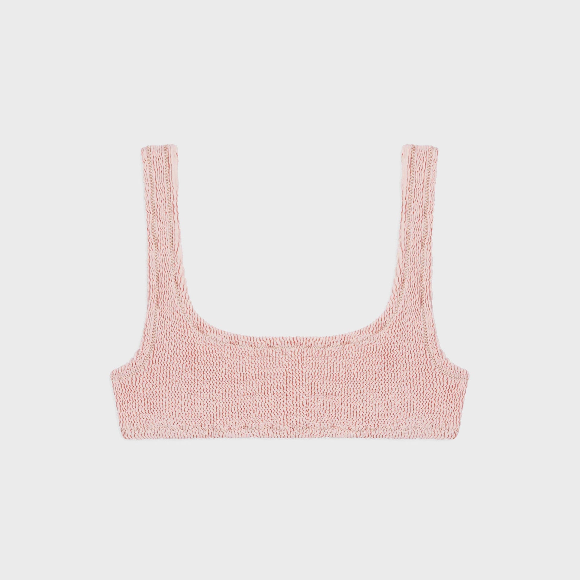 Reina Olga Ginny Bikini Top in Baby Pink