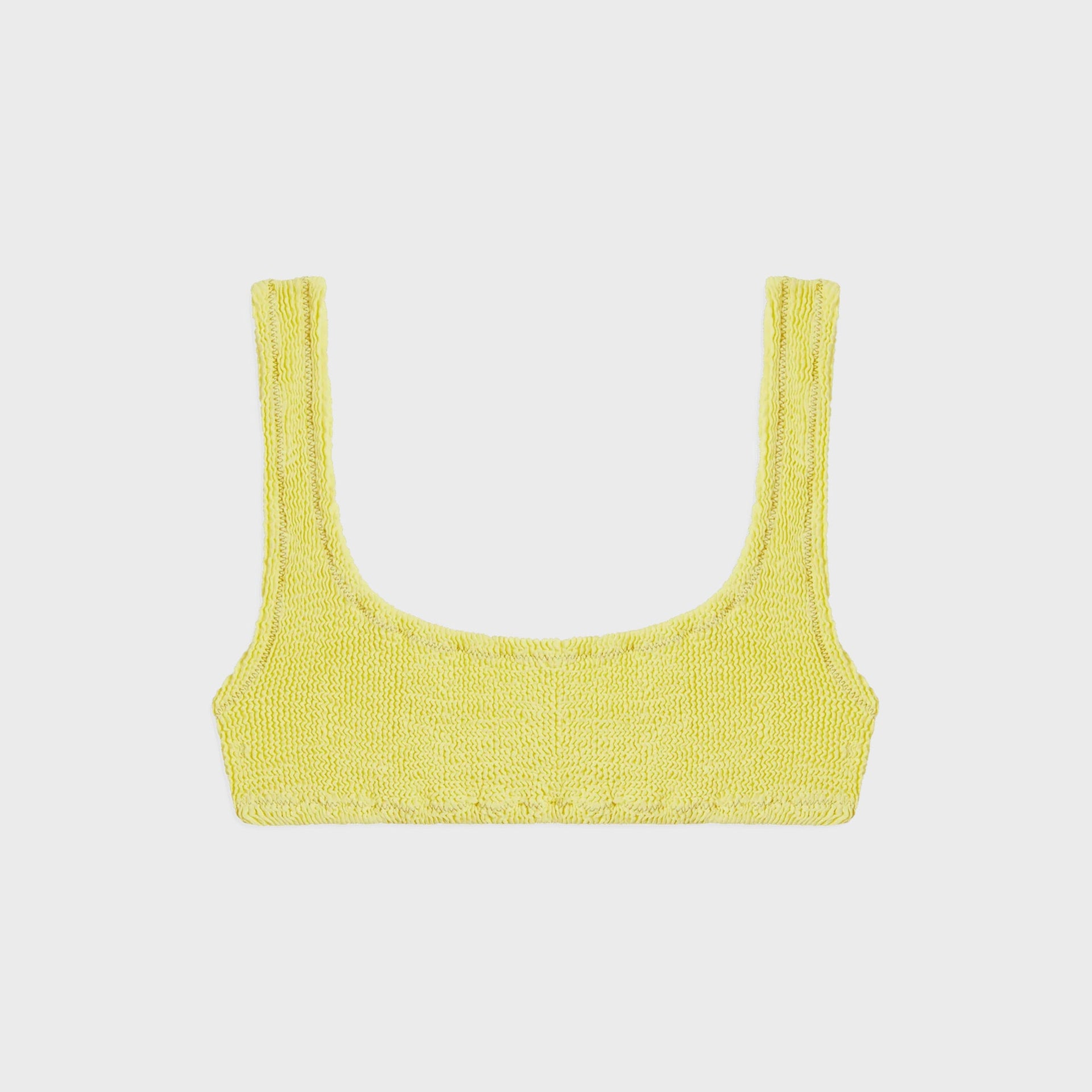 Reina Olga Ginny Bikini Top in Pastel Yellow