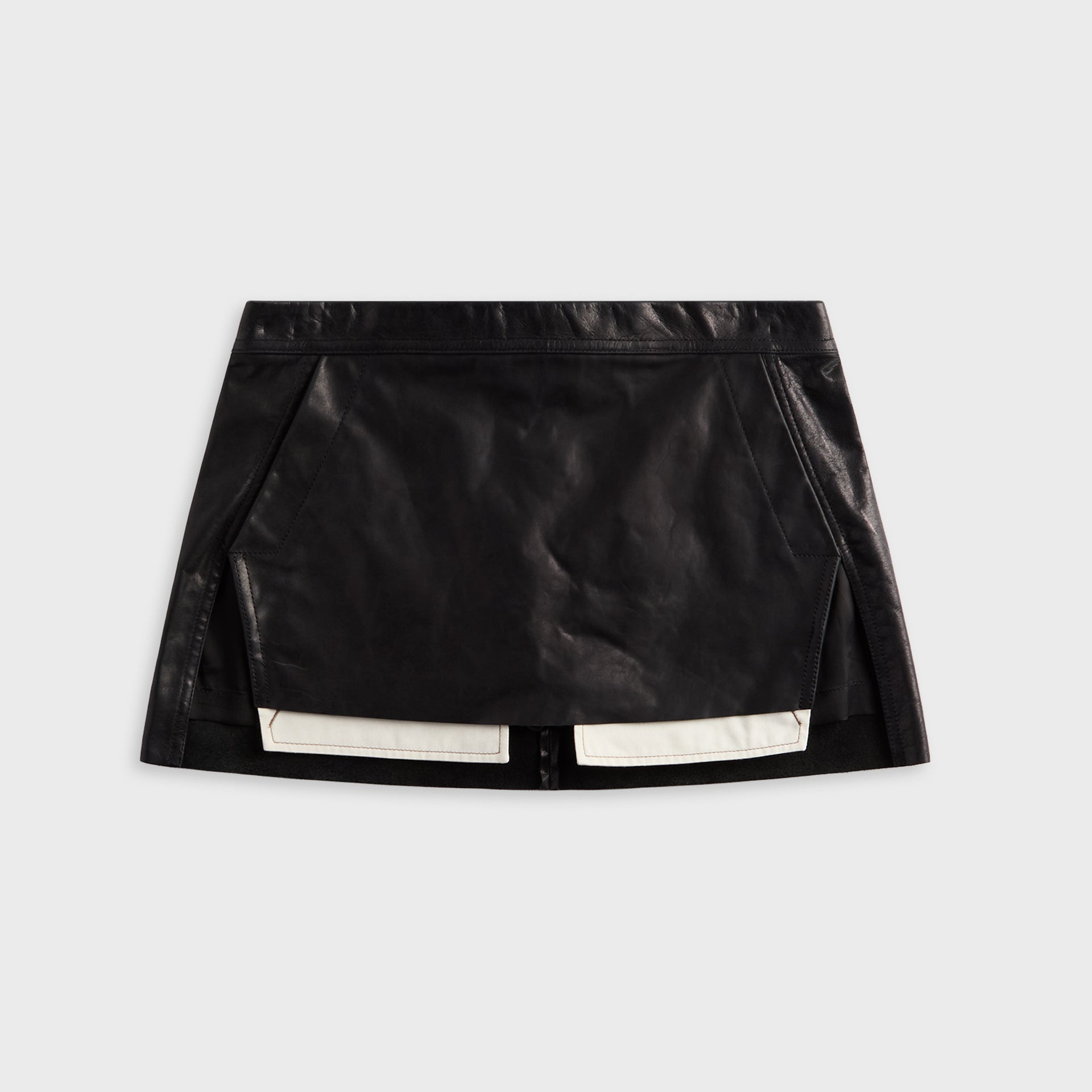 Rick Owens Fog Cutoff Mini Skirt - Black