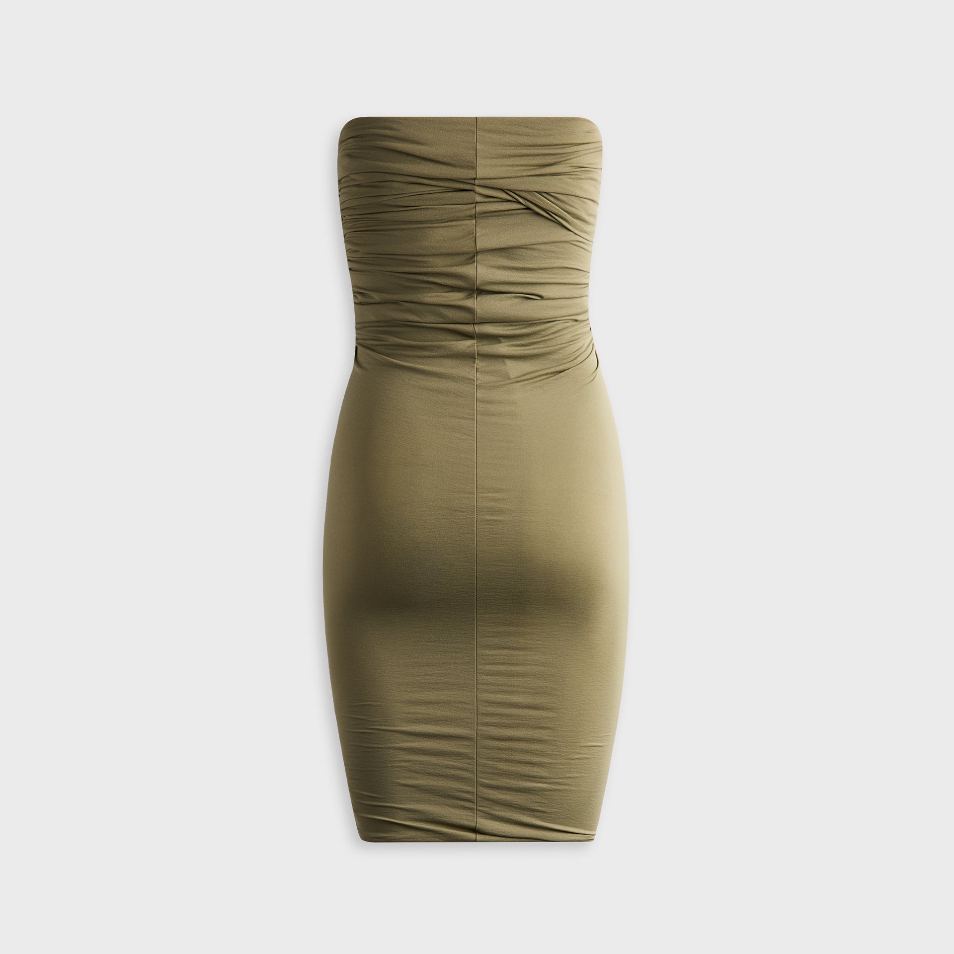 Rick Owens Jersey Prong Mini Dress - Celedon