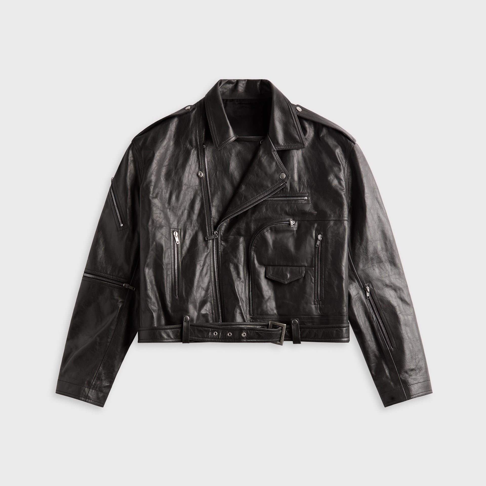 Rick Owens Cropped Jumbo Jacket - Black