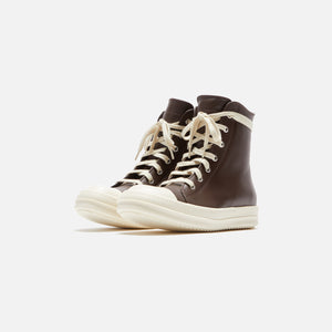 Rick Owens WMNS Scarpe in Pelle Sneakers - Brown / Milk / Milk