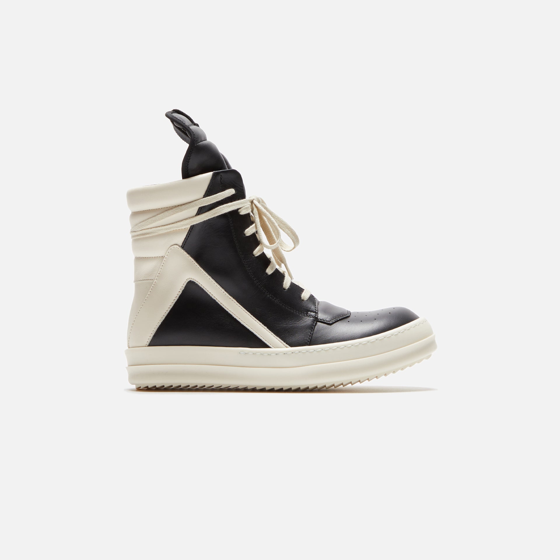 Rick Owens WMNS Geobasket - Black / Milk / Milk