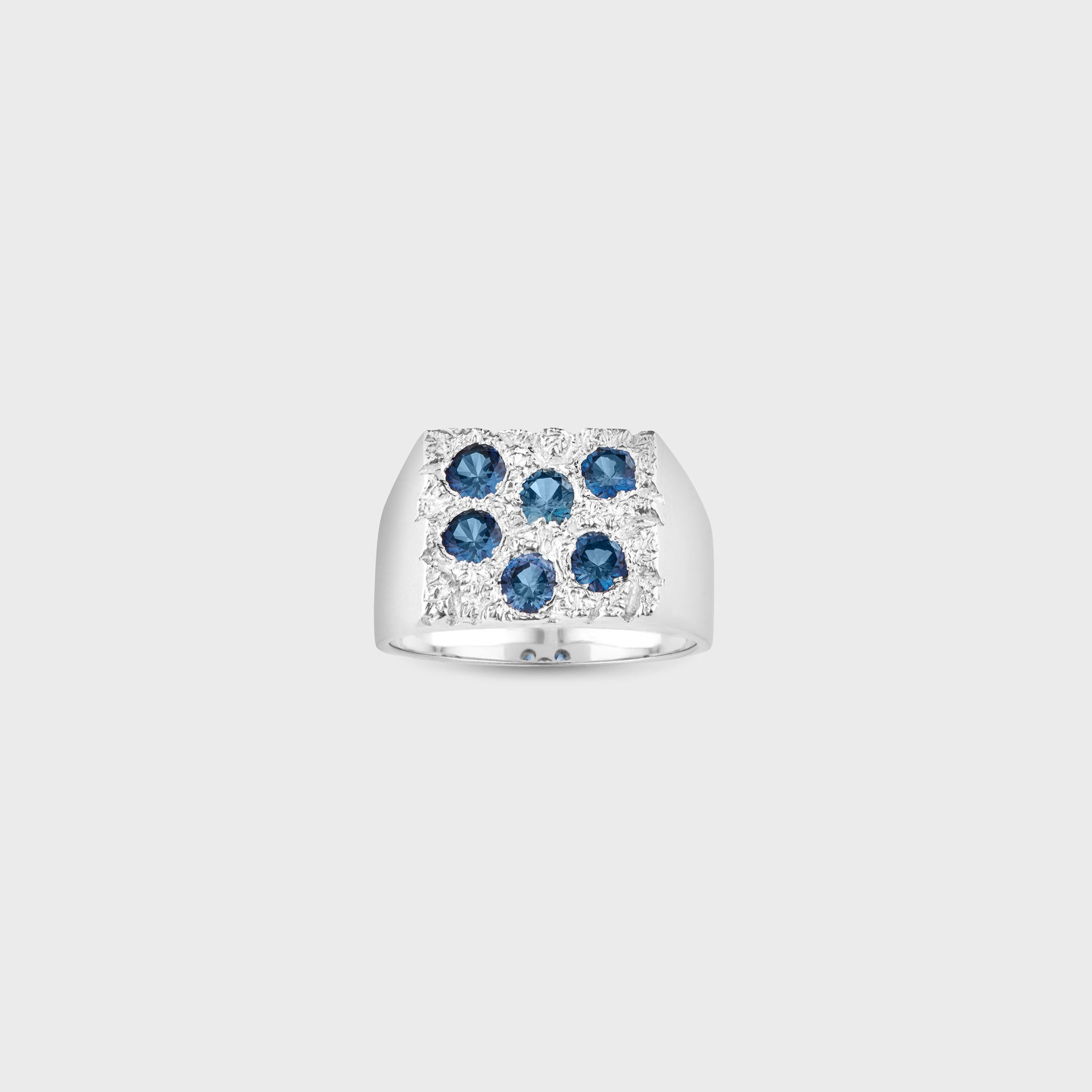 Bleue Burnham Rose Garden Signet in Blue