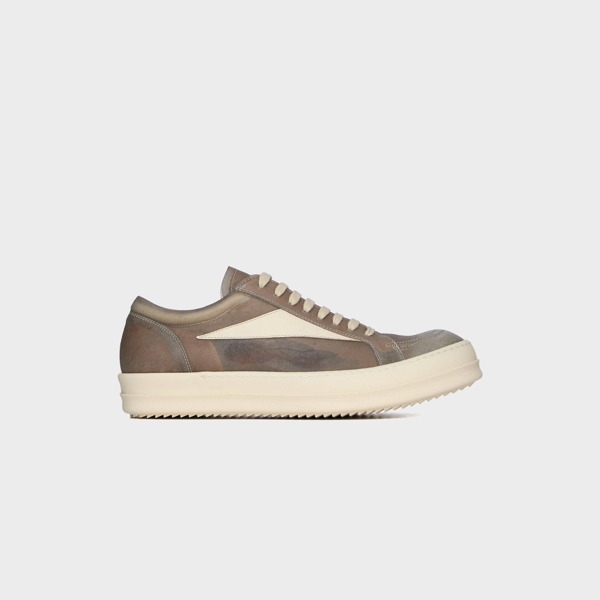 Rick Owens Vintage Sneakers Scarpe in Pelle - Dust / Milk / Milk