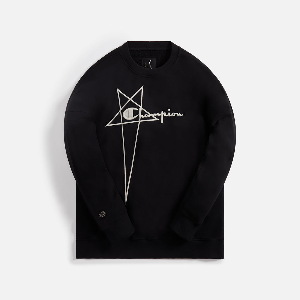 Rick Owens x Champion Pullover - Black – Kith