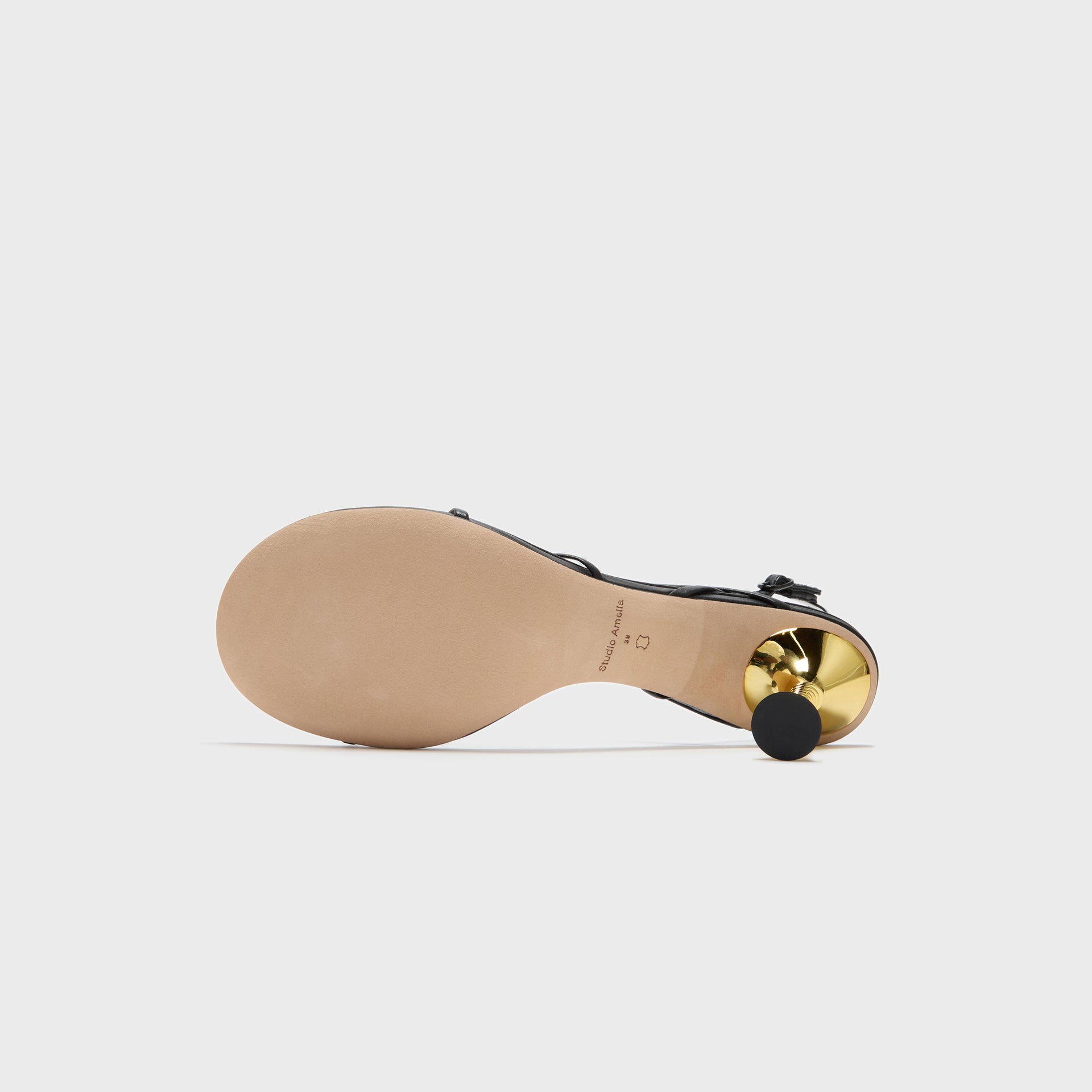 Studio Amelia Helix 90 Sandal - Black