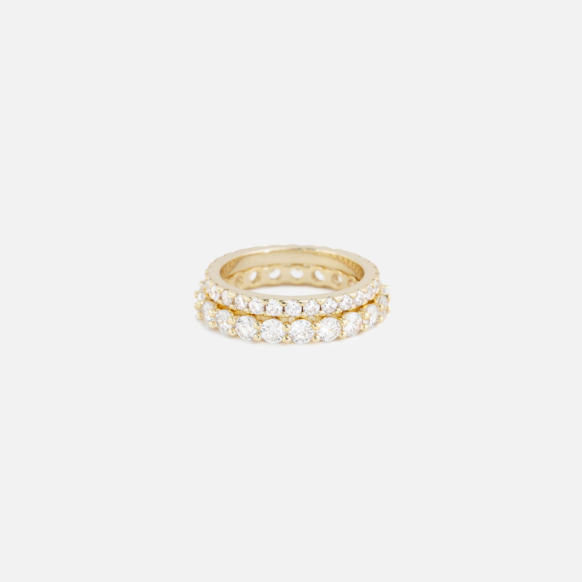 SHASHI Vroom Ring Set - Gold