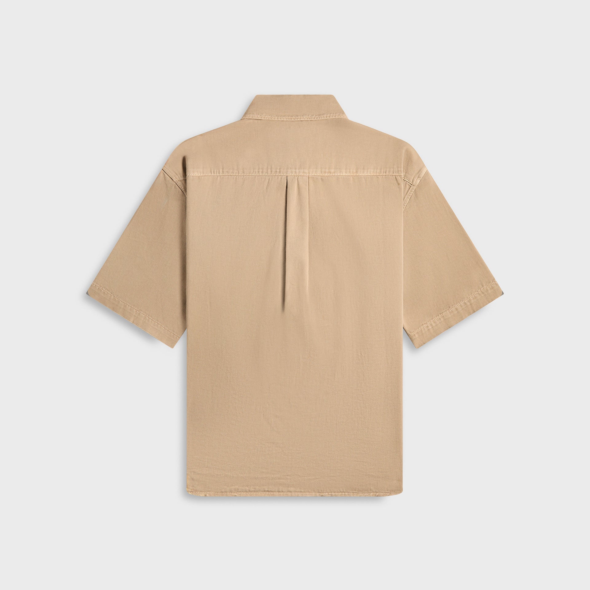 Lemaire Short Sleeve Denim Shirt - Natural Beige