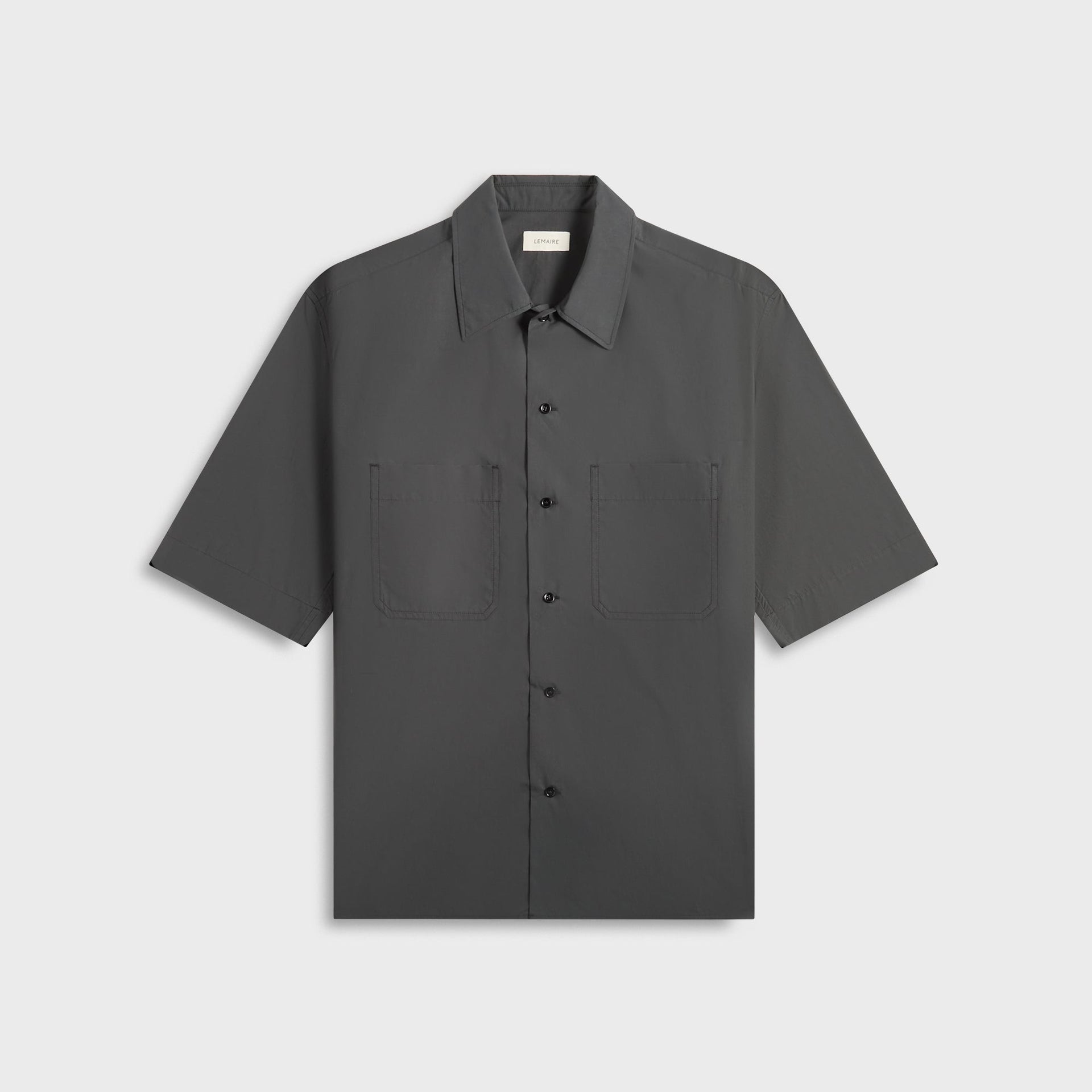 Lemaire Convertible Shirt in Charcoal