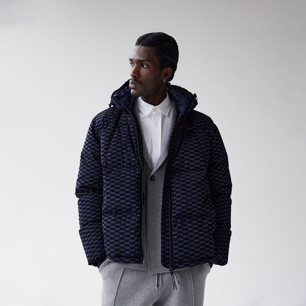 Kith Monogram Midi Puffer - Nocturnal