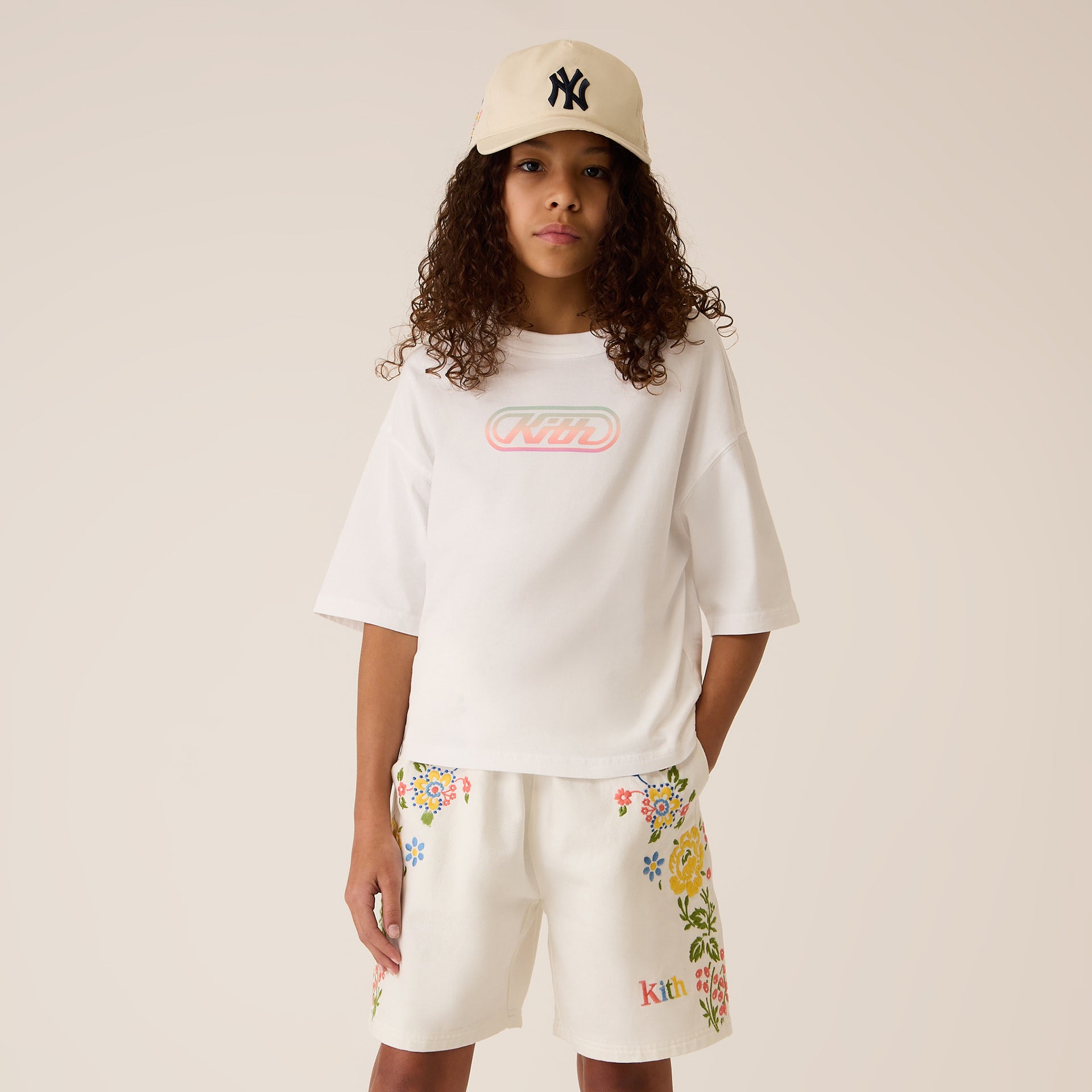 Kith Kids Floral Paisley Apollo Short in Silk