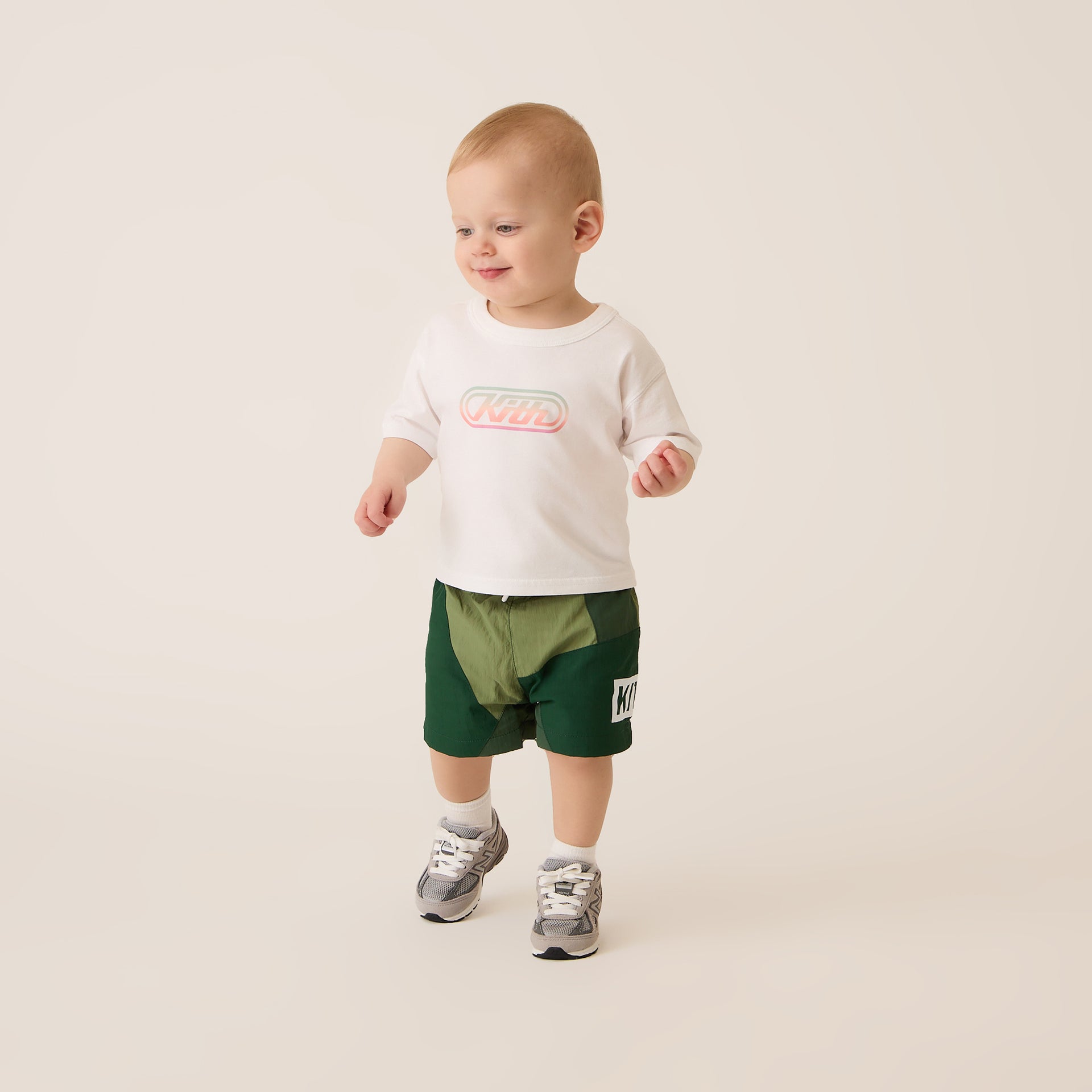 Kith Baby Graphic Logo Leonard Tee in White