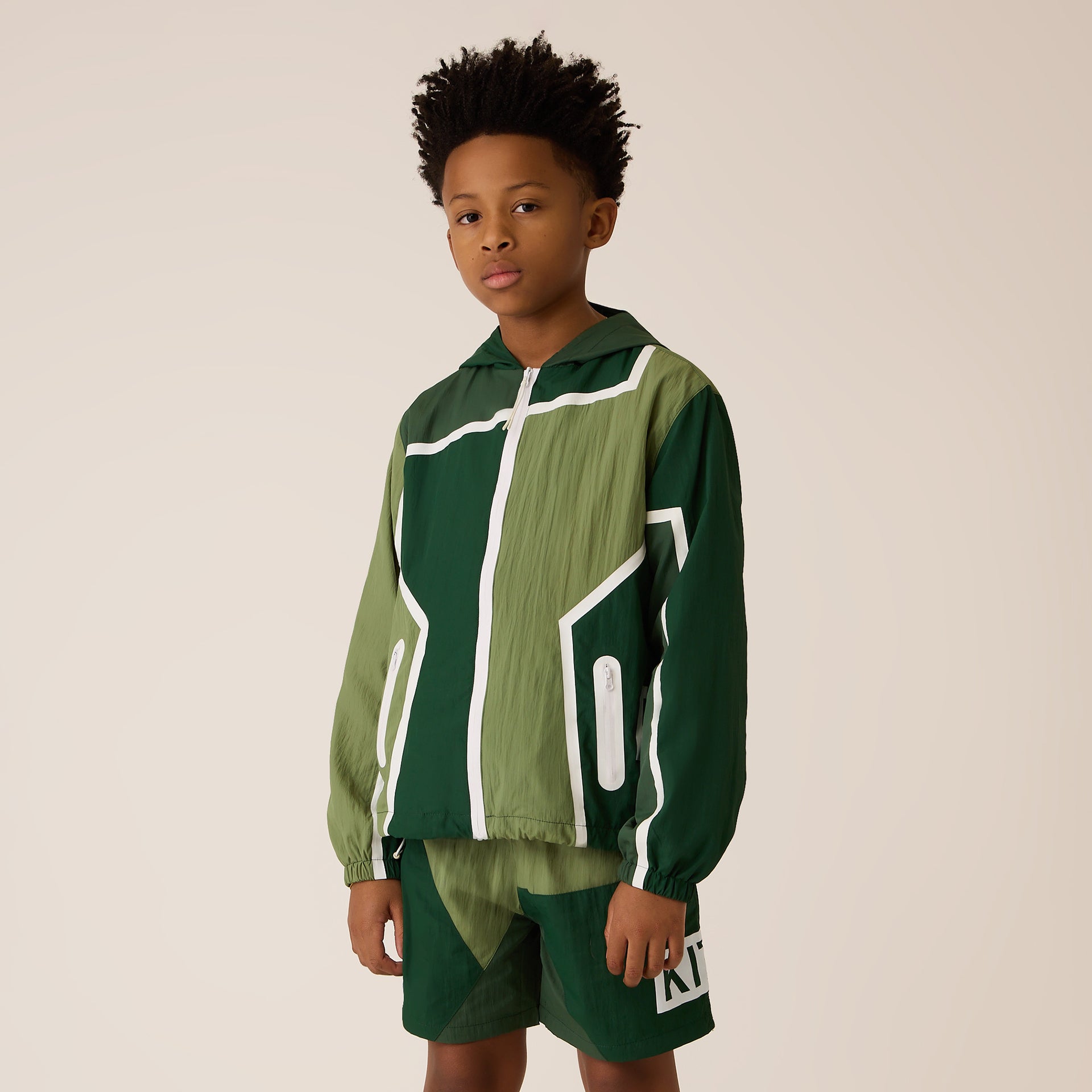 Kith Kids Madison Short in Conifer